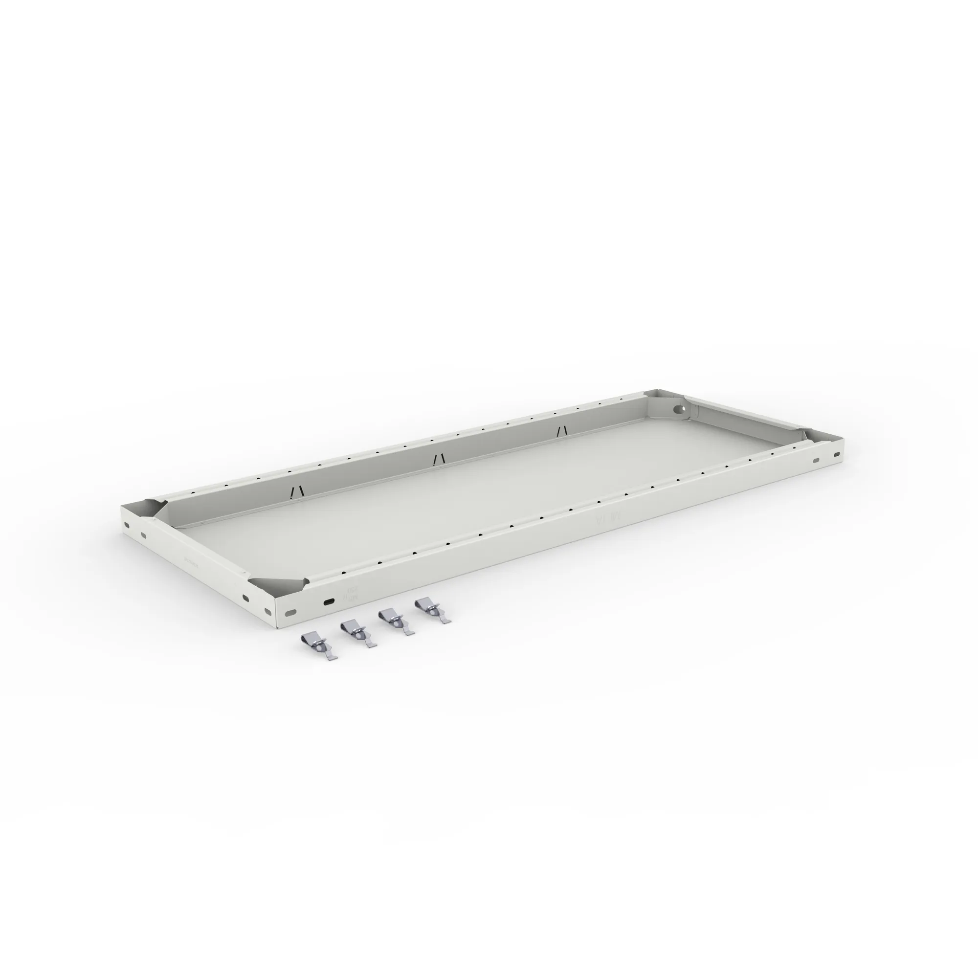 META CLIP, Zusatz-Fachboden, 1000 x 400 mm, 230 kg, RAL 7035