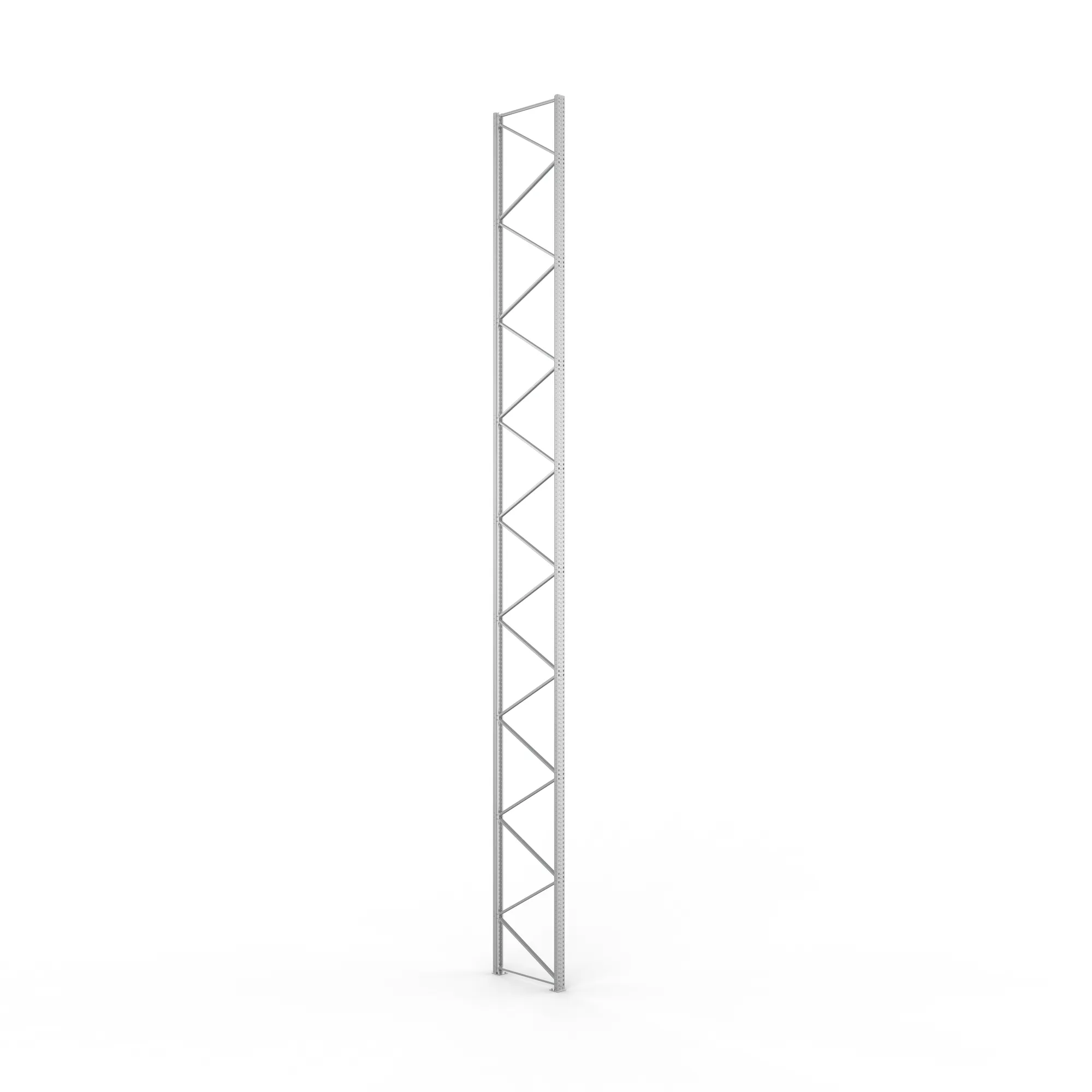 META MULTIPAL, Ständerrahmen, 10.400 x 1100 mm, 120/20, verzinkt – Ansicht in Blickhöhe
