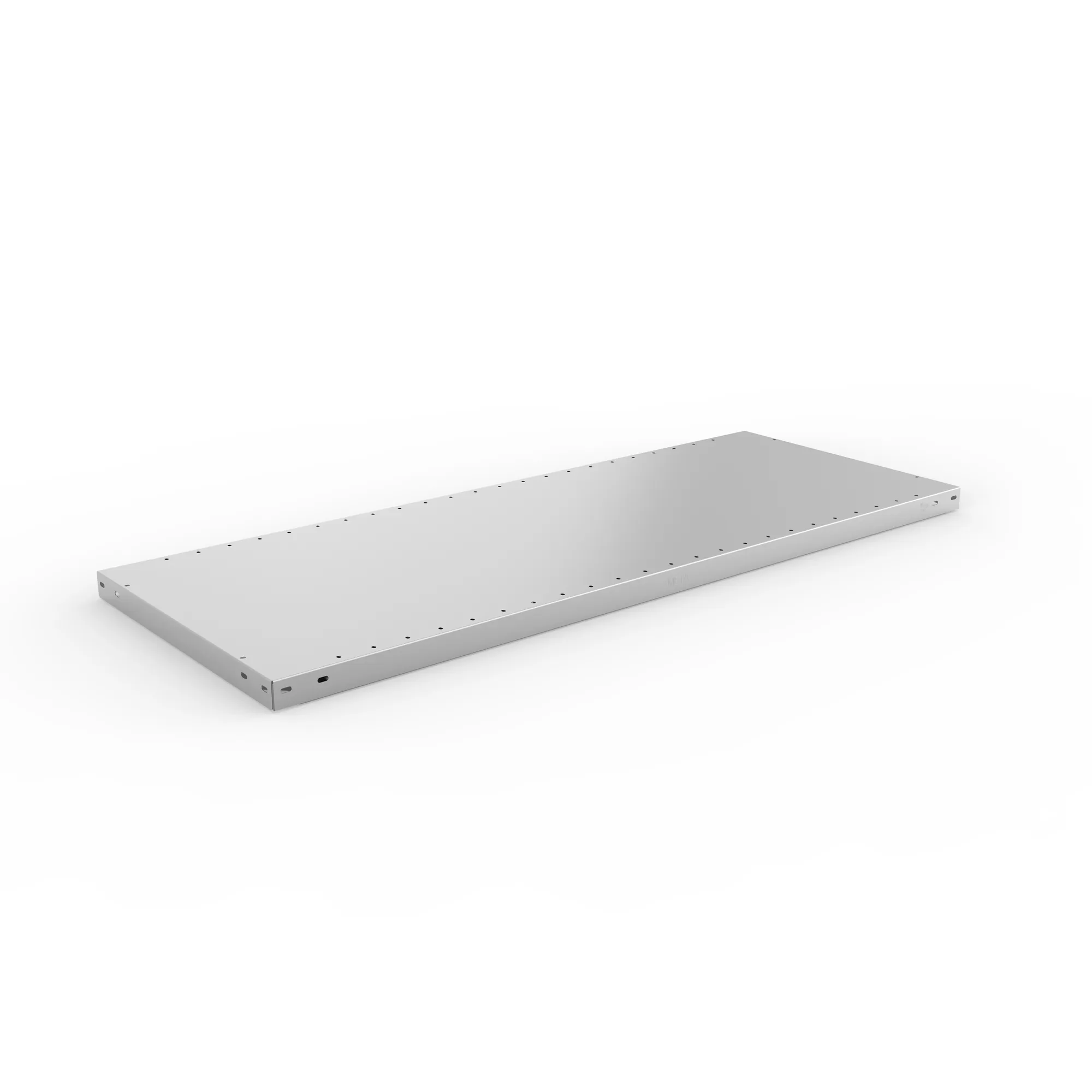 META CLIP, Fachboden MS230, 1300 x 500 mm, verzinkt – Ansicht in Blickhöhe
