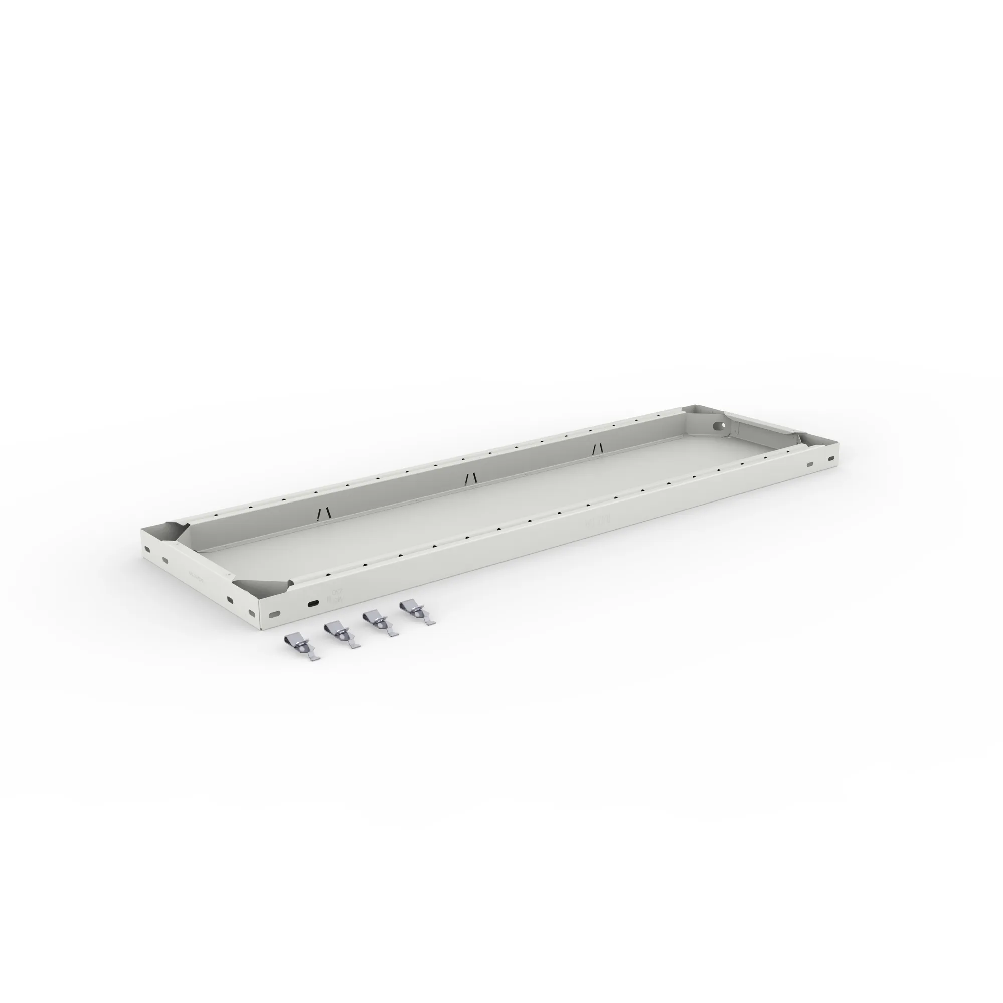 META CLIP, Zusatz-Fachboden, 1000 x 300 mm, 230 kg, RAL 7035