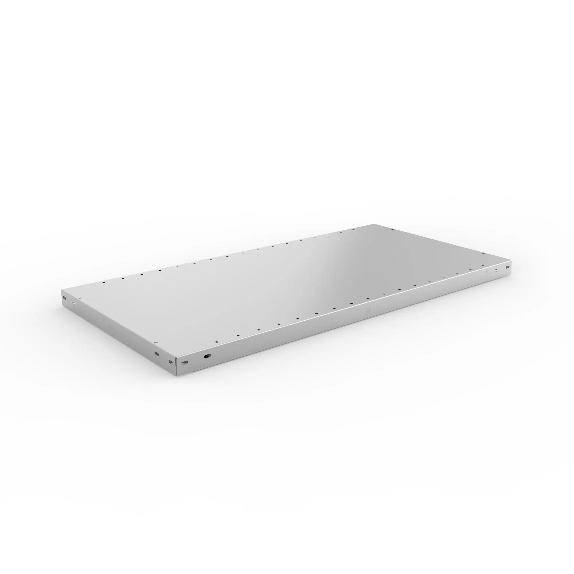 META CLIP, Fachboden MS330, 1000 x 500 mm, verzinkt – Ansicht in Blickhöhe