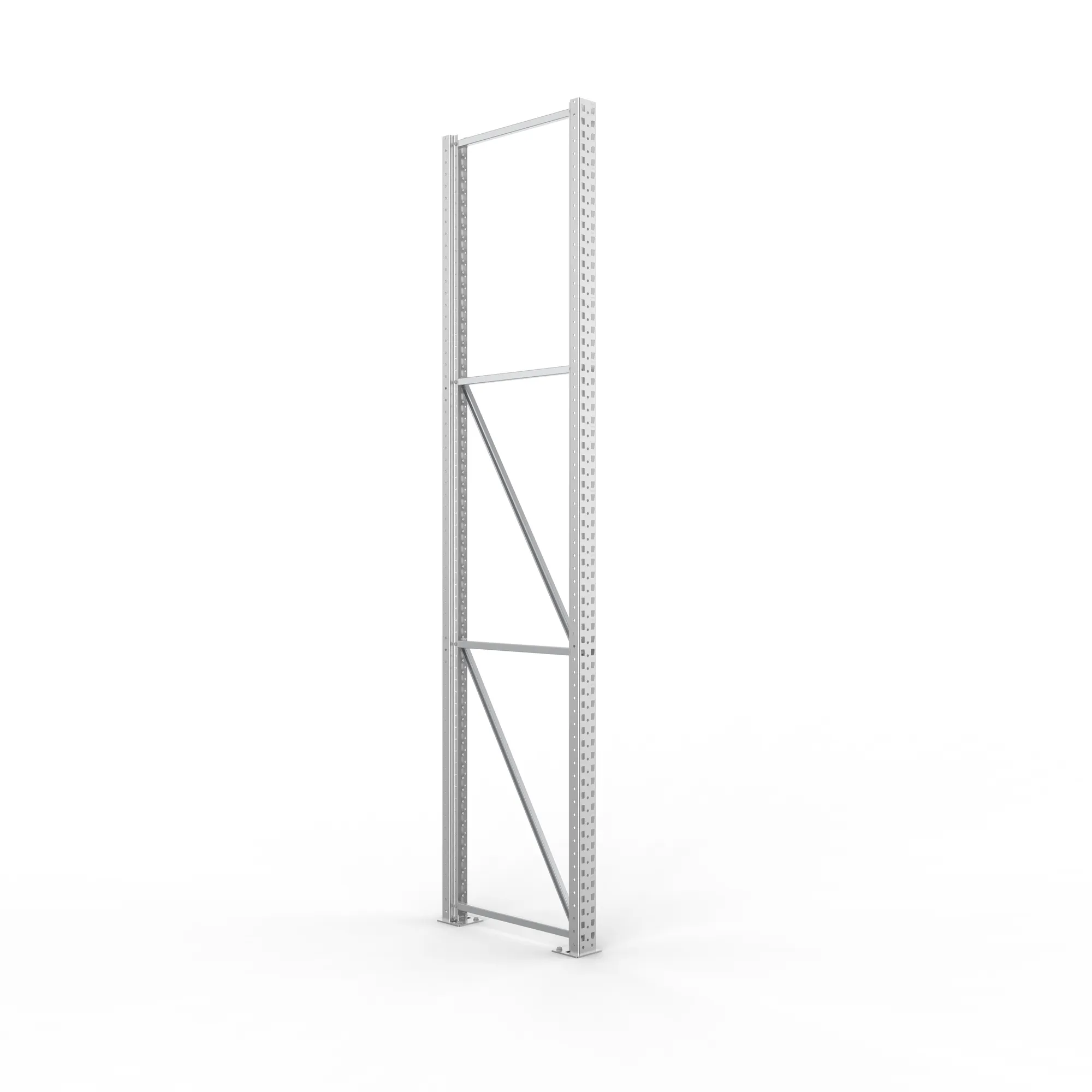 META MULTIPAL, Ständerrahmen, 3300 x 800 mm, 100/20, verzinkt – Ansicht in Blickhöhe