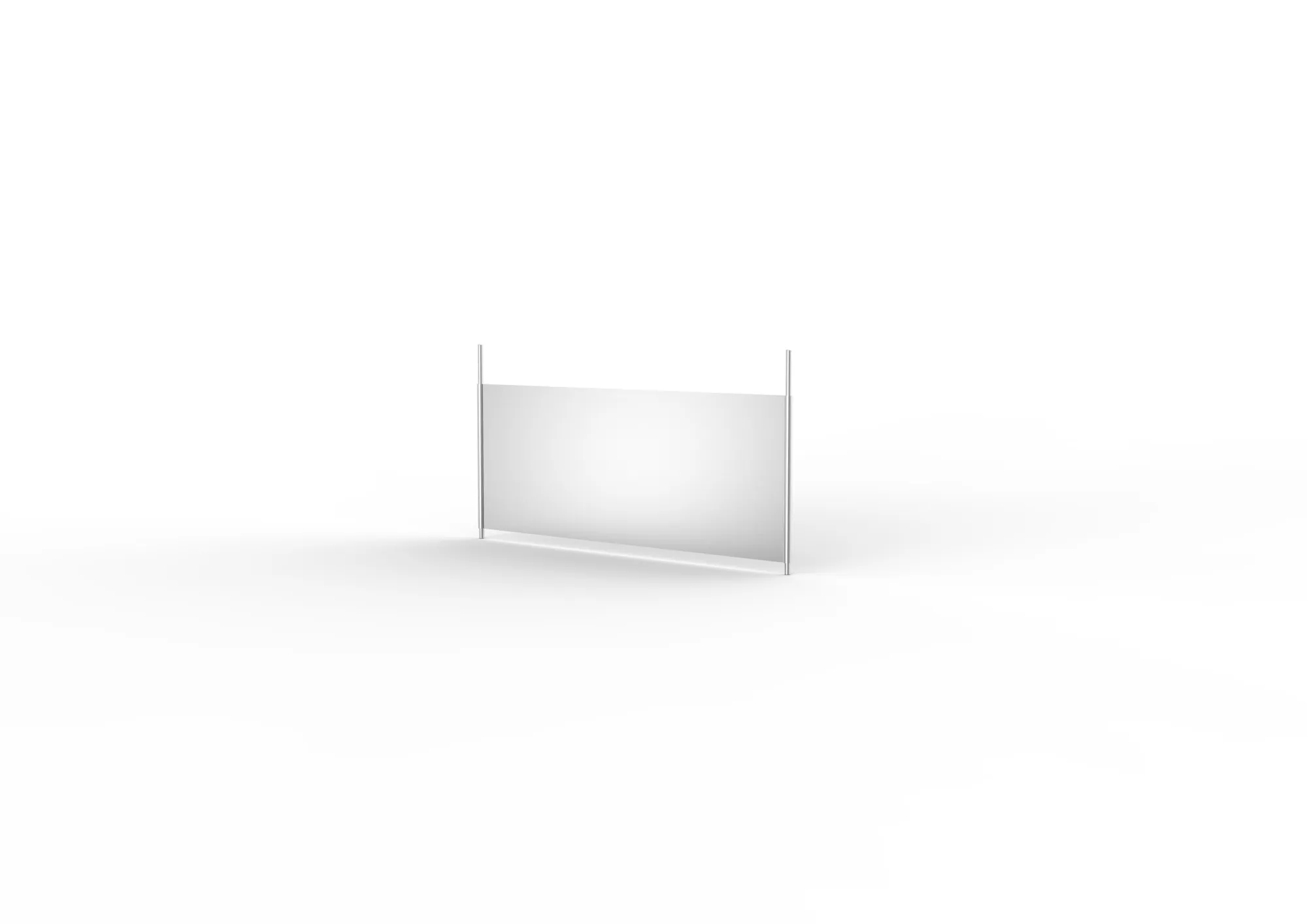 META CLIP, Fachteiler durchgehend, 200 x 400 mm, verzinkt, 10 Stück – Ansicht in Blickhöhe