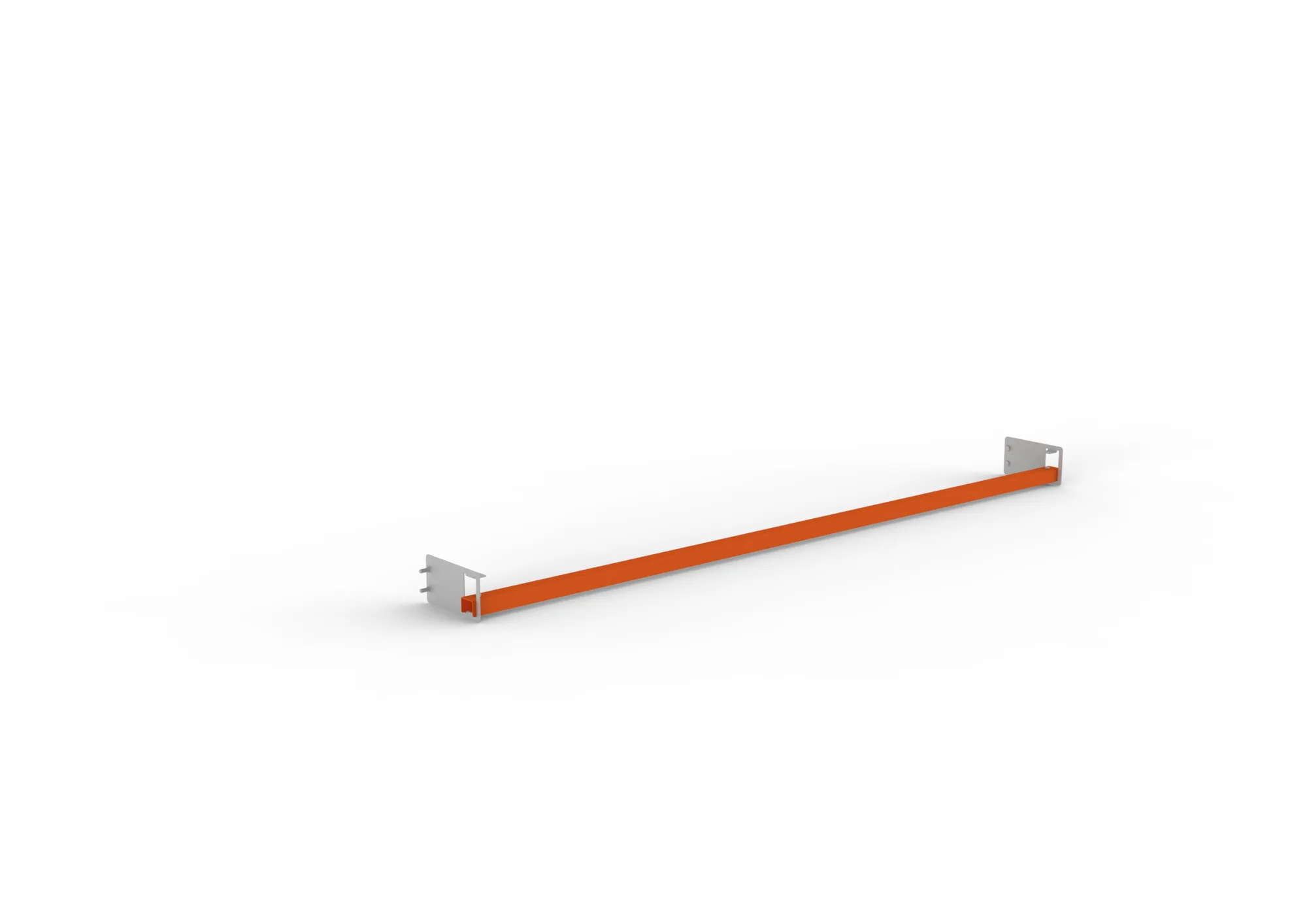 META MULTIPAL, Durchschubsicherung light, 2225 mm, LA 100 mm, RAL 2001 – Ansicht in Blickhöhe