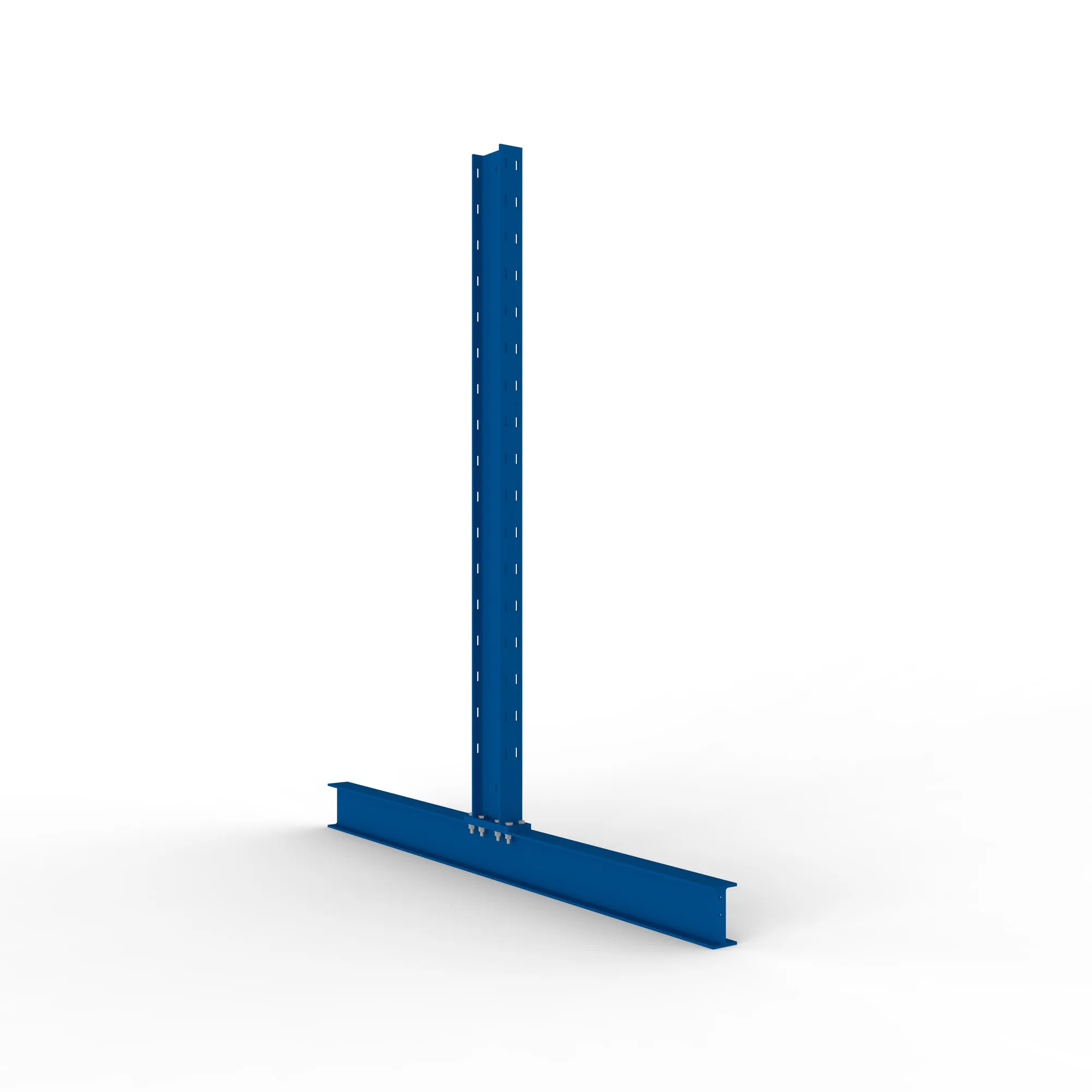 META MULTISTRONG M, Ständer, doppelseitig, 2000 x 800 mm, RAL 5010 – Ansicht in Blickhöhe