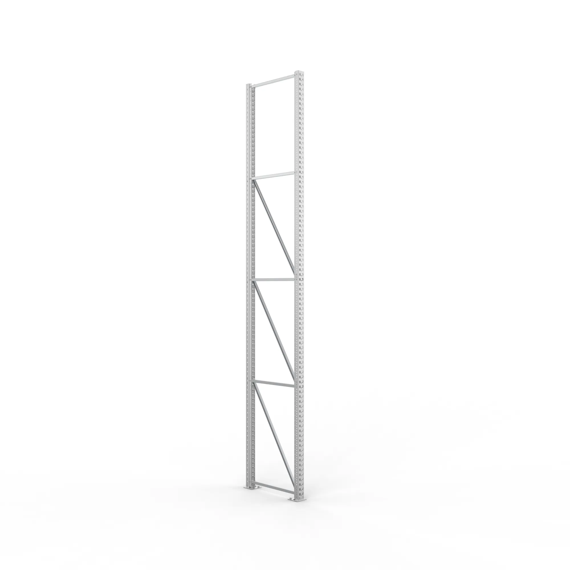 META MULTIPAL, Ständerrahmen, 4400 x 800 mm, 85/20, verzinkt – Ansicht in Blickhöhe