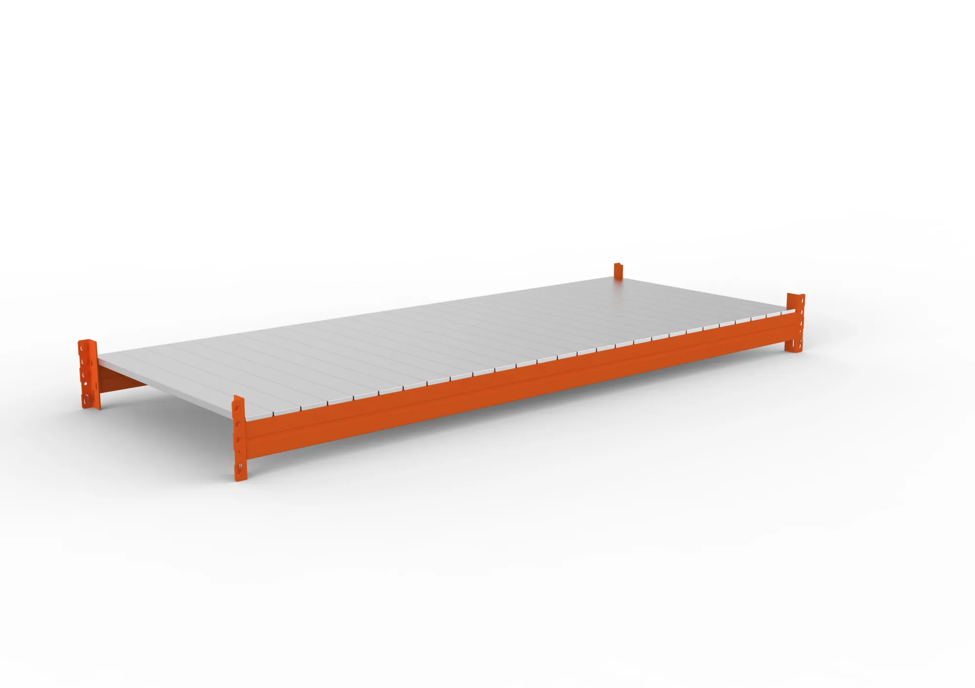 META MULTIPAL, Zusatzboden Stahlpaneele, HN120/20, 2700 x 1100 mm – Ansicht von oben
