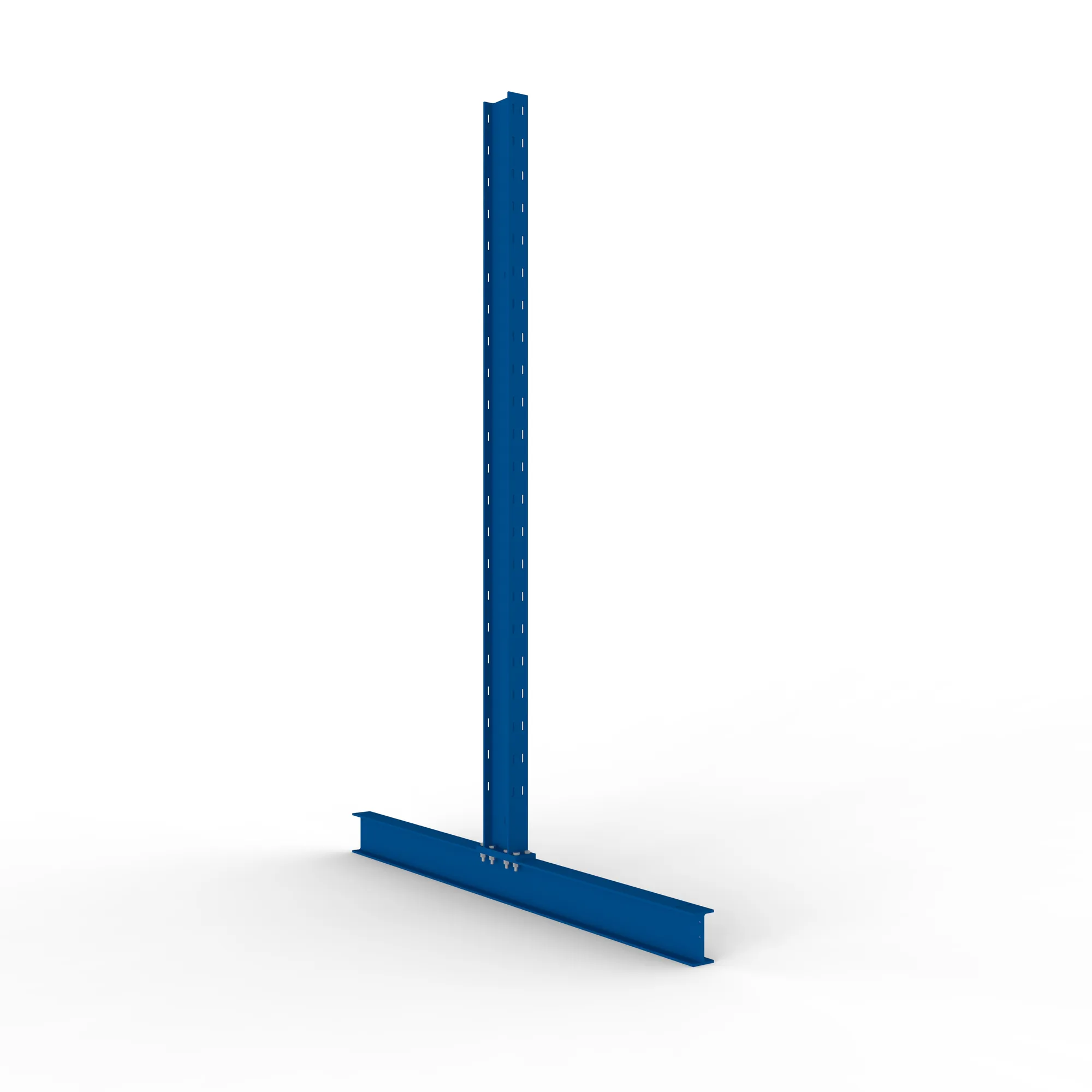 META MULTISTRONG M, Ständer, doppelseitig, 2500 x 800 mm, RAL 5010 – Ansicht in Blickhöhe