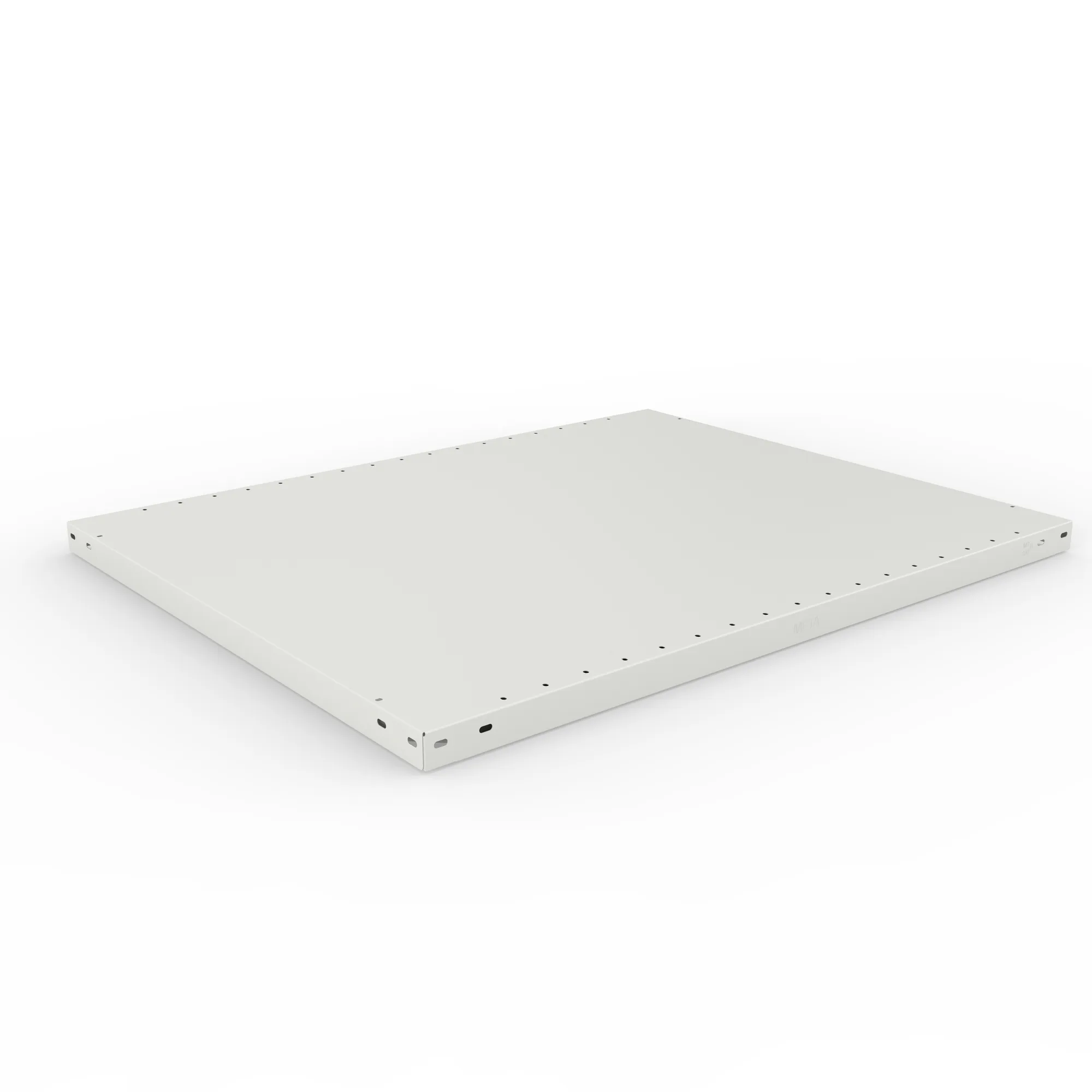 META CLIP, Fachboden MS230, 1000 x 800 mm, RAL 7035 – Ansicht in Blickhöhe