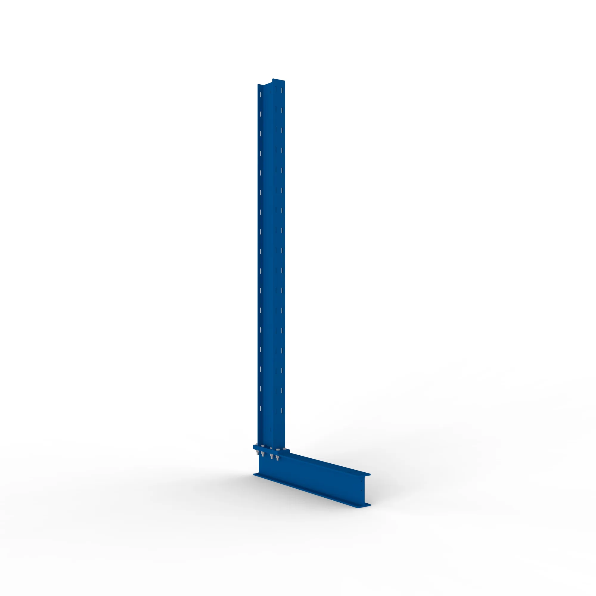META MULTISTRONG M, Ständer, einseitig, 2000 x 600 mm, RAL 5010 – Ansicht in Blickhöhe