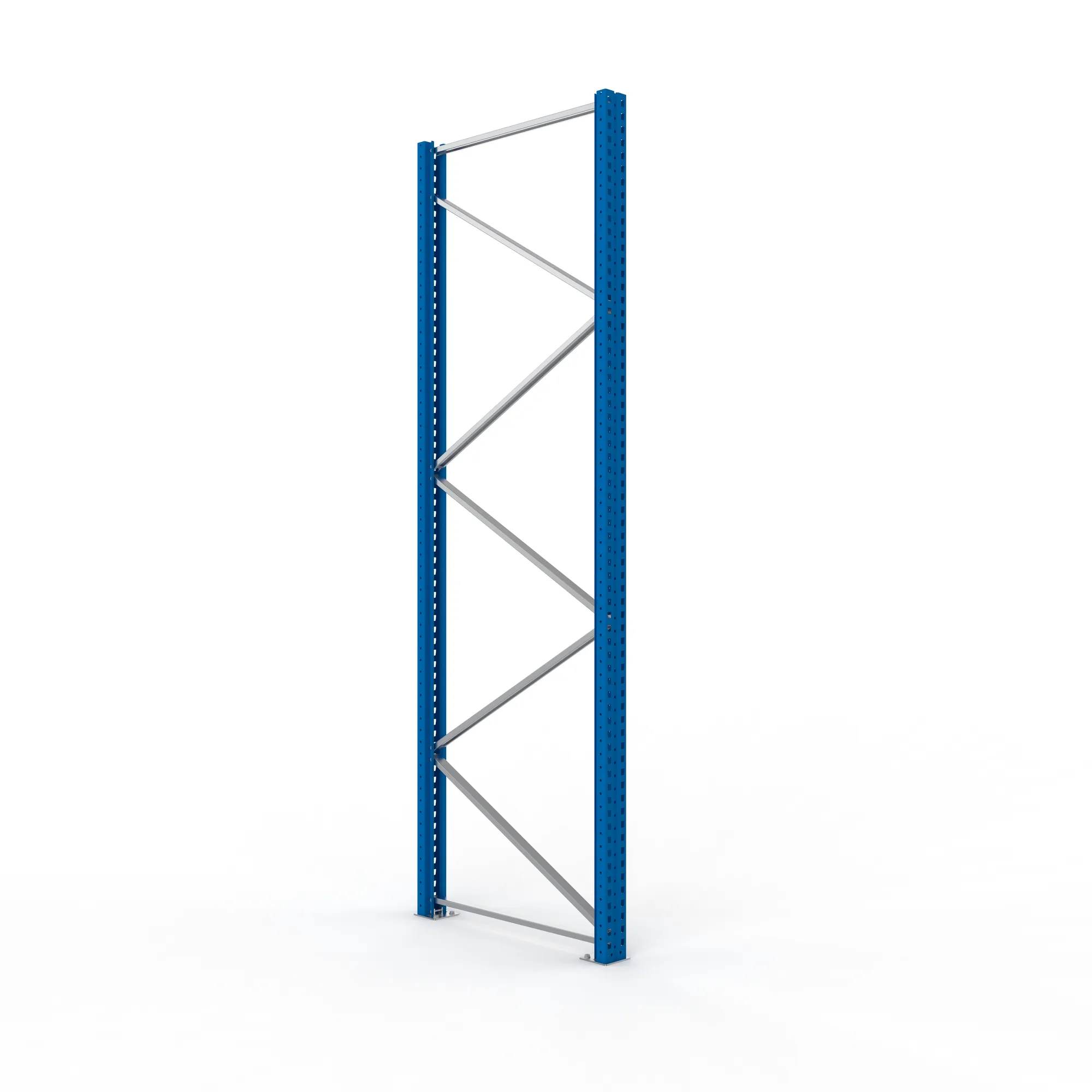 META MULTIPAL, Ständerrahmen, 3300 x 1100 mm, 120/20, RAL 5010 – Ansicht in Blickhöhe