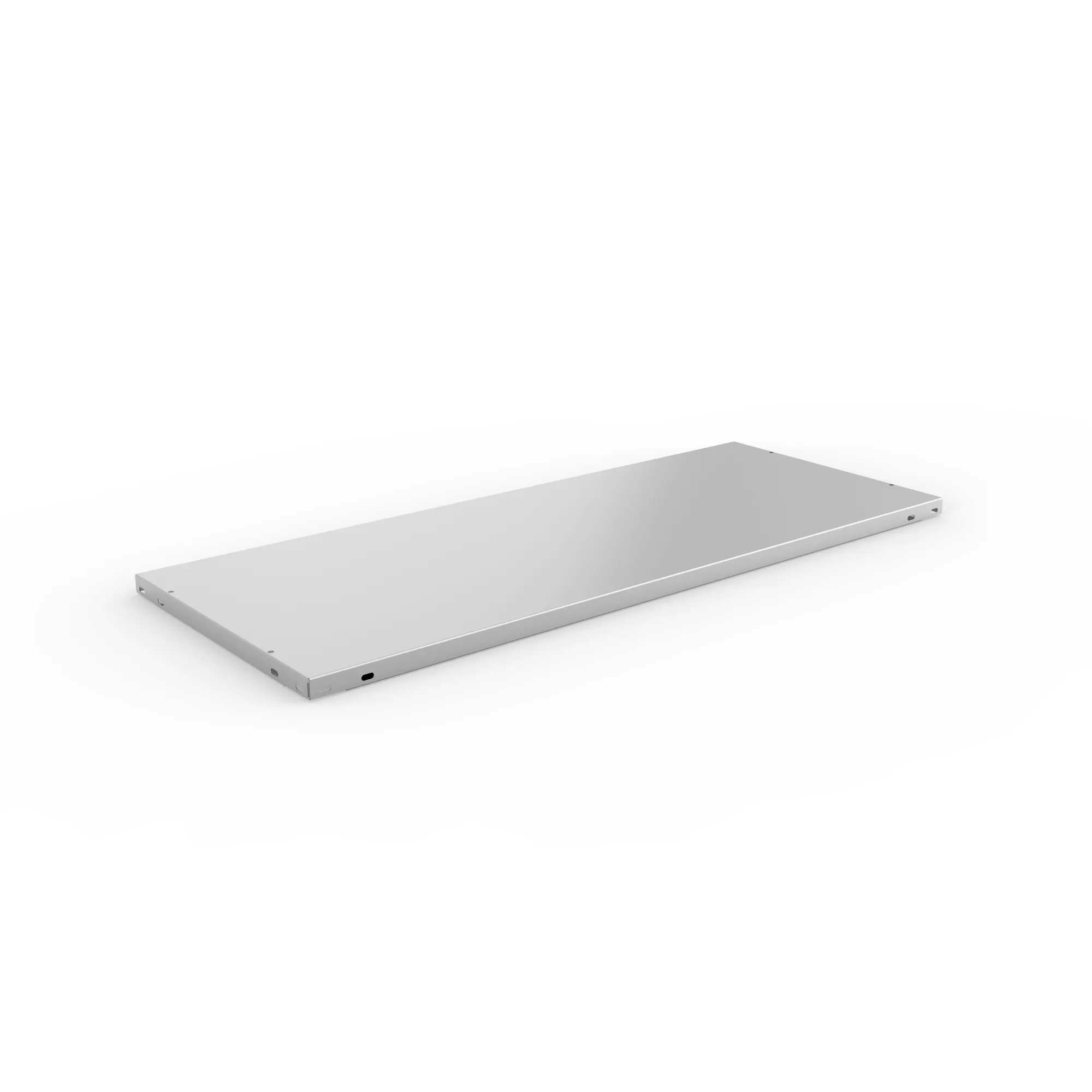 META CLIP, Fachboden L80, 1000 x 400 mm, verzinkt – Ansicht in Blickhöhe