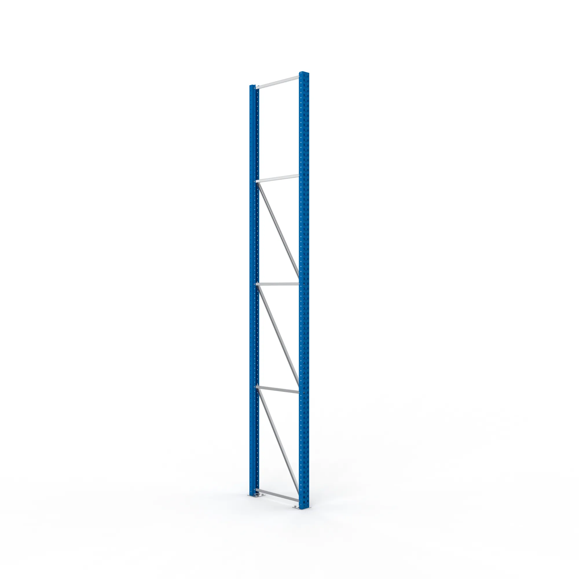 META MULTIPAL, Ständerrahmen, 4400 x 800 mm, 100/20, RAL 5010 – Ansicht in Blickhöhe