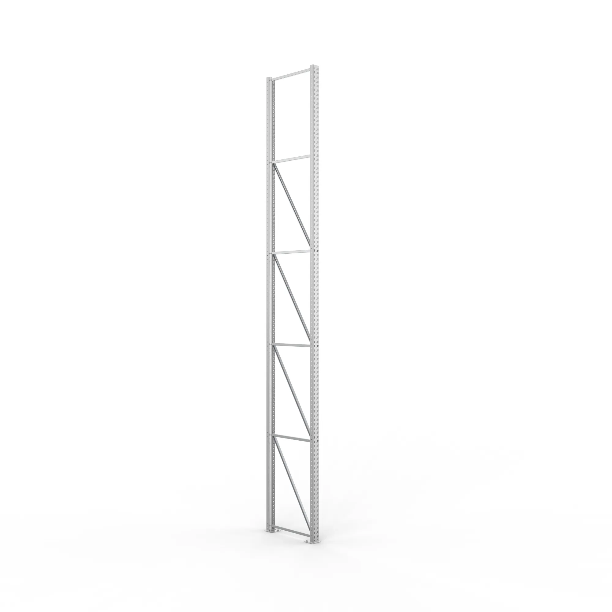 META MULTIPAL, Ständerrahmen, 5500 x 800 mm, 100/20, verzinkt – Ansicht in Blickhöhe