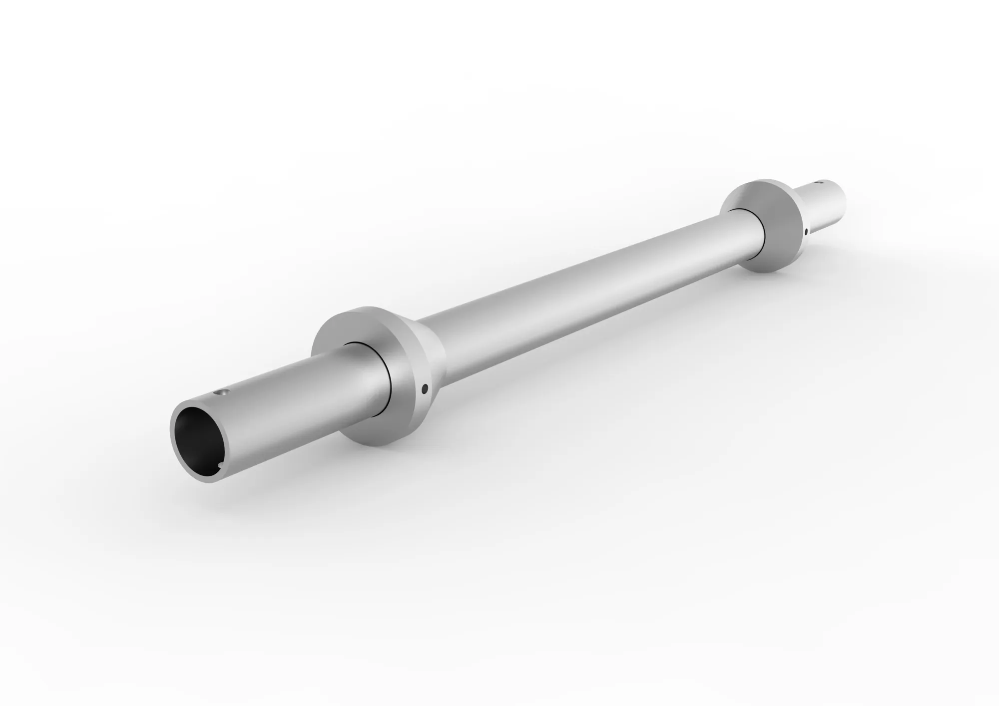 META MULTIPAL, Kabeltrommel-Achse, Ø 60 x 1100 mm, Typ1/Typ3, mit Zentrierstücken – Ansicht in Blickhöhe