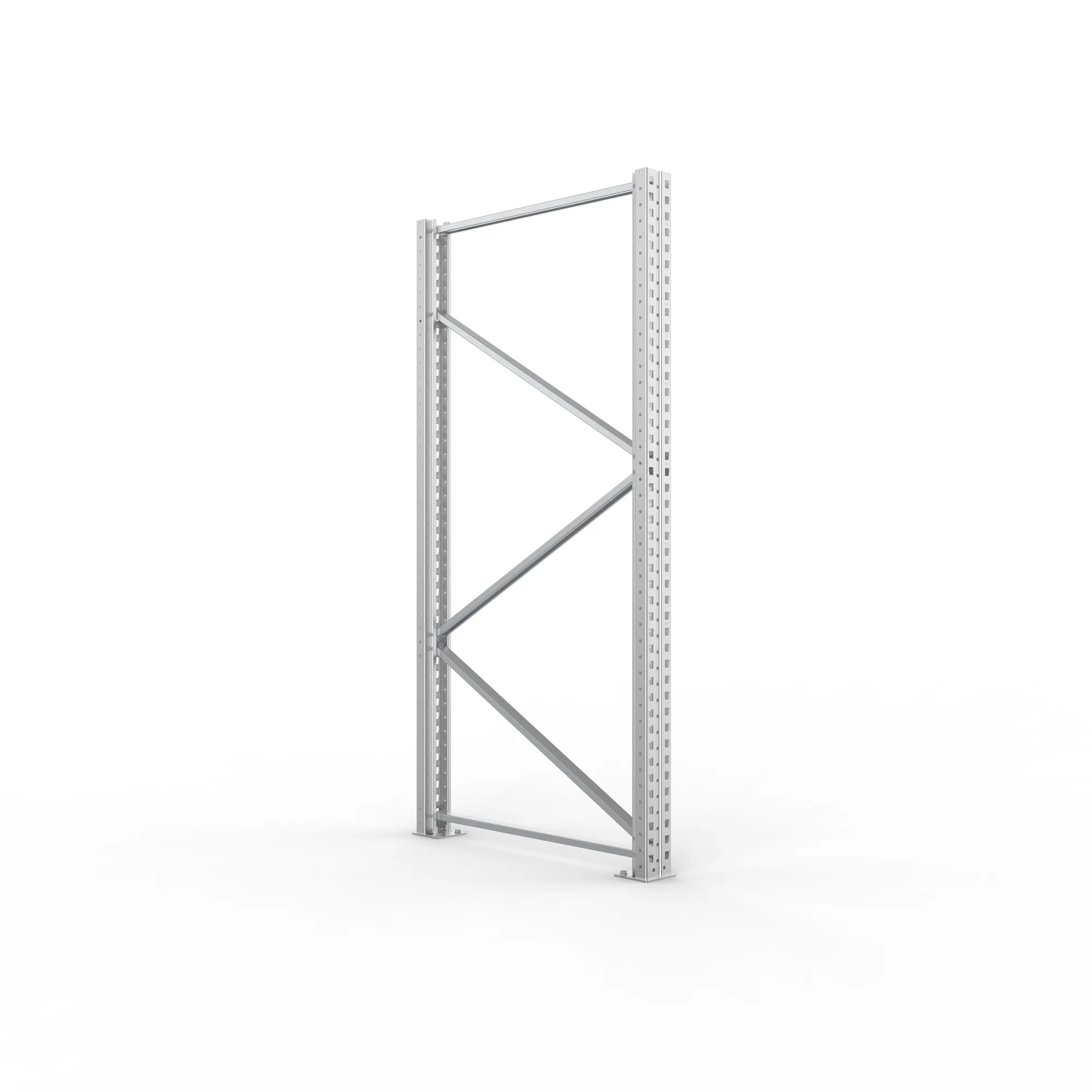 META MULTIPAL, Ständerrahmen, 2200 x 1100 mm, 120/20, verzinkt – Ansicht in Blickhöhe