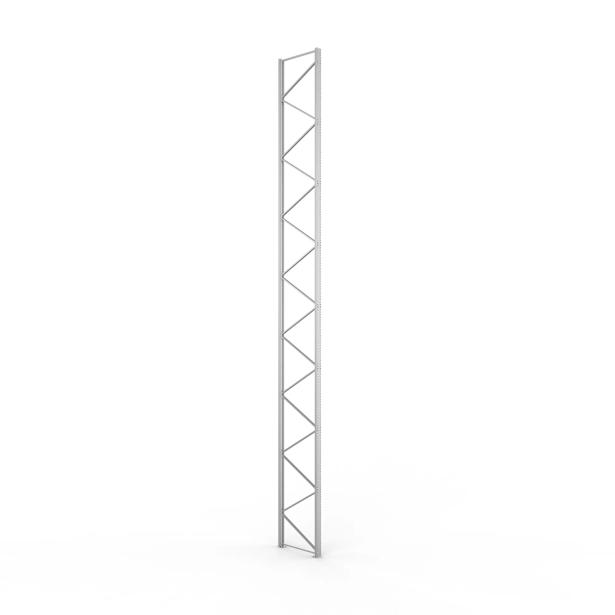 META MULTIPAL, Ständerrahmen, 9900 x 1100 mm, 120/20, verzinkt – Ansicht in Blickhöhe