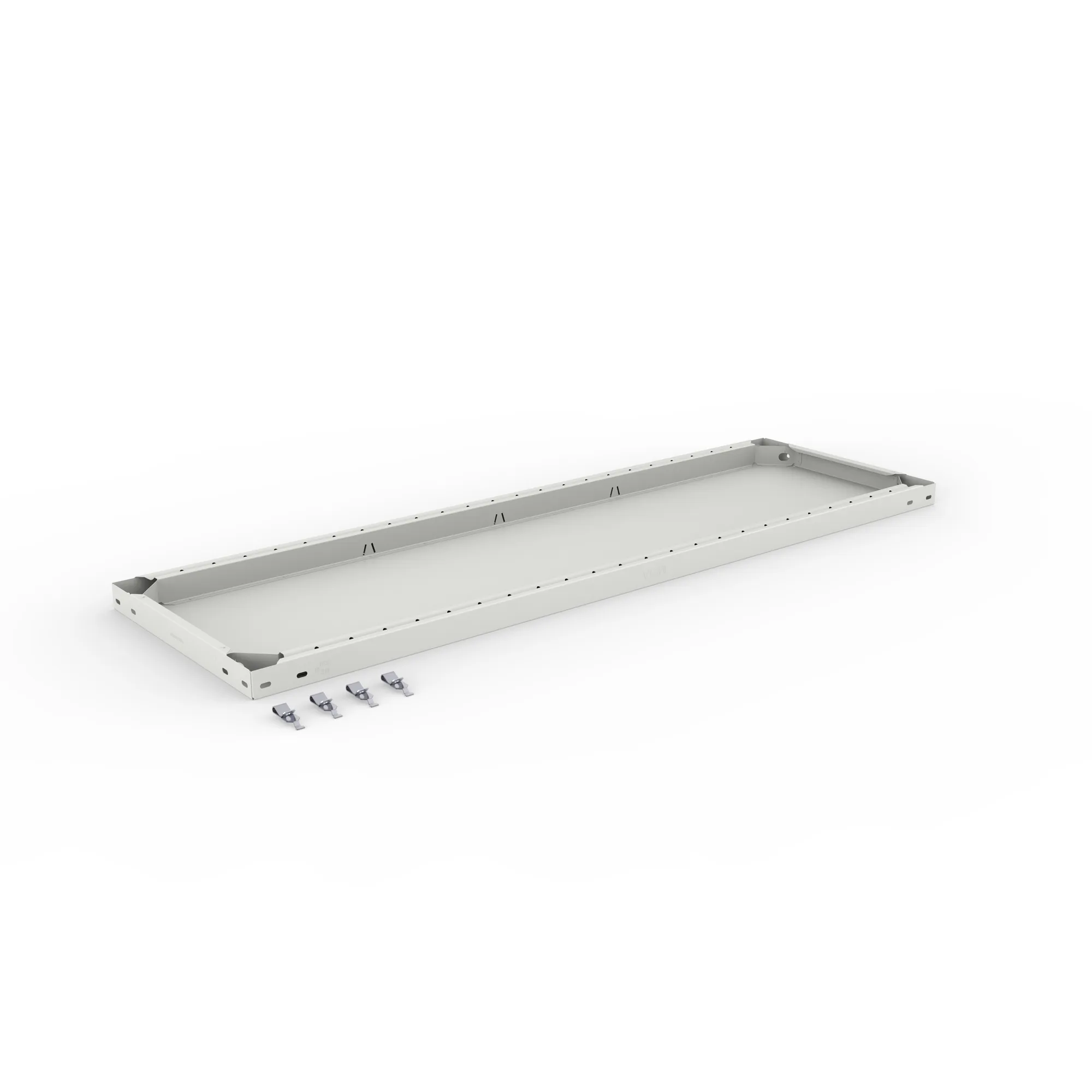 META CLIP, Zusatz-Fachboden, 1300 x 400 mm, 230 kg, RAL 7035