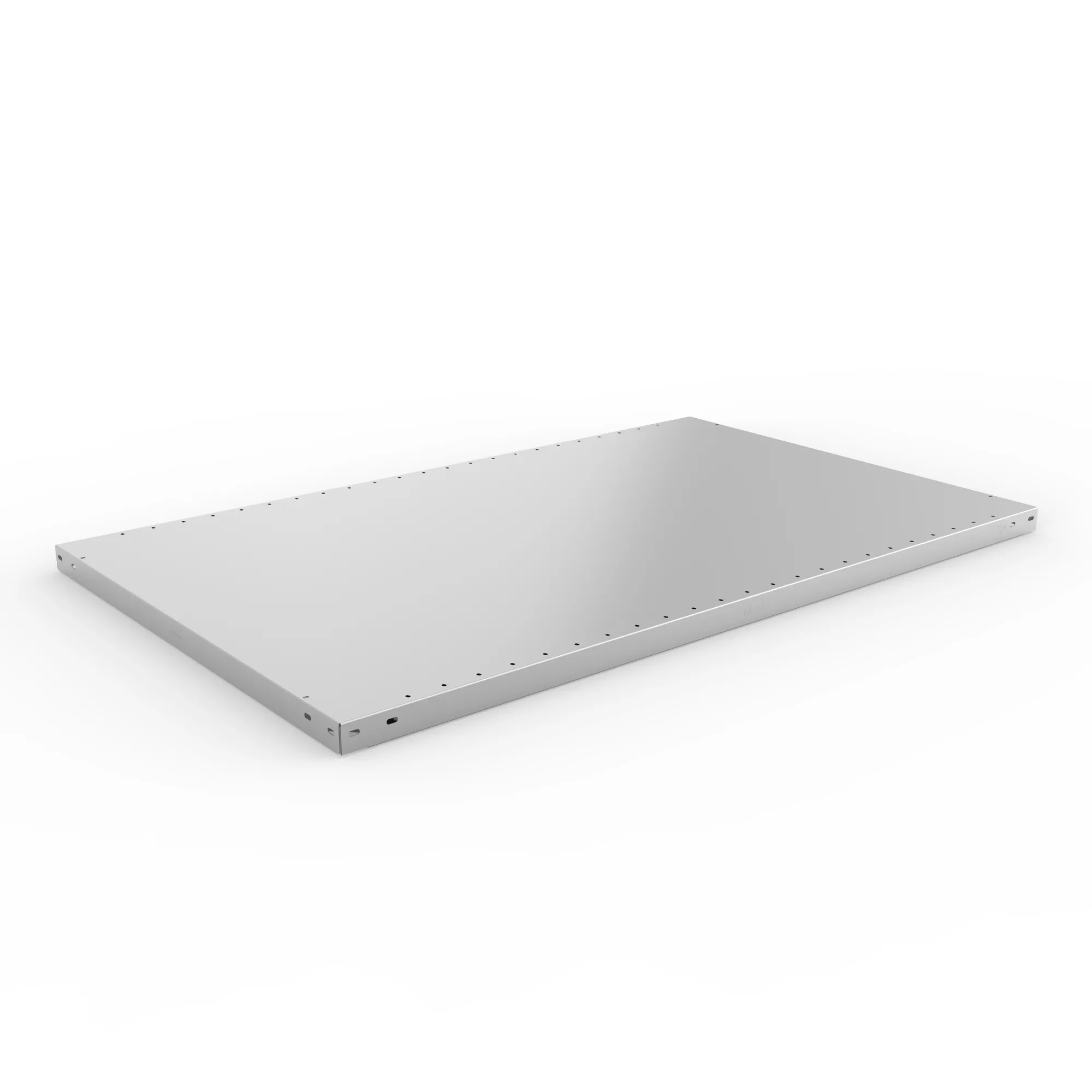 META CLIP, Fachboden MS330, 1300 x 800 mm, verzinkt – Ansicht in Blickhöhe