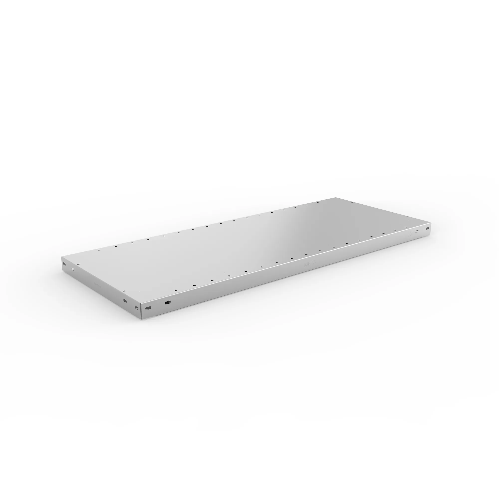 META CLIP, Fachboden MS330, 1000 x 400 mm, verzinkt – Ansicht in Blickhöhe