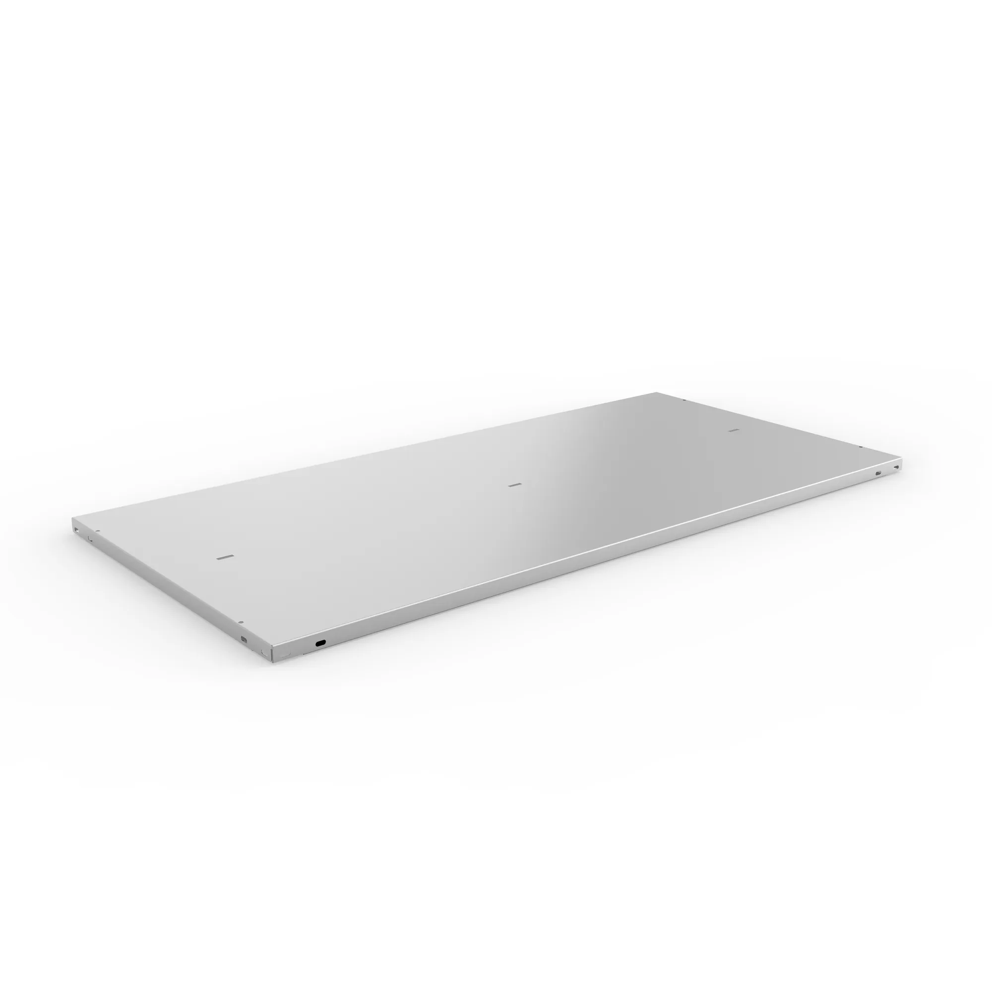 META COMPACT, Fachboden COMPACT, 1250 x 600 mm, verzinkt – Ansicht in Blickhöhe