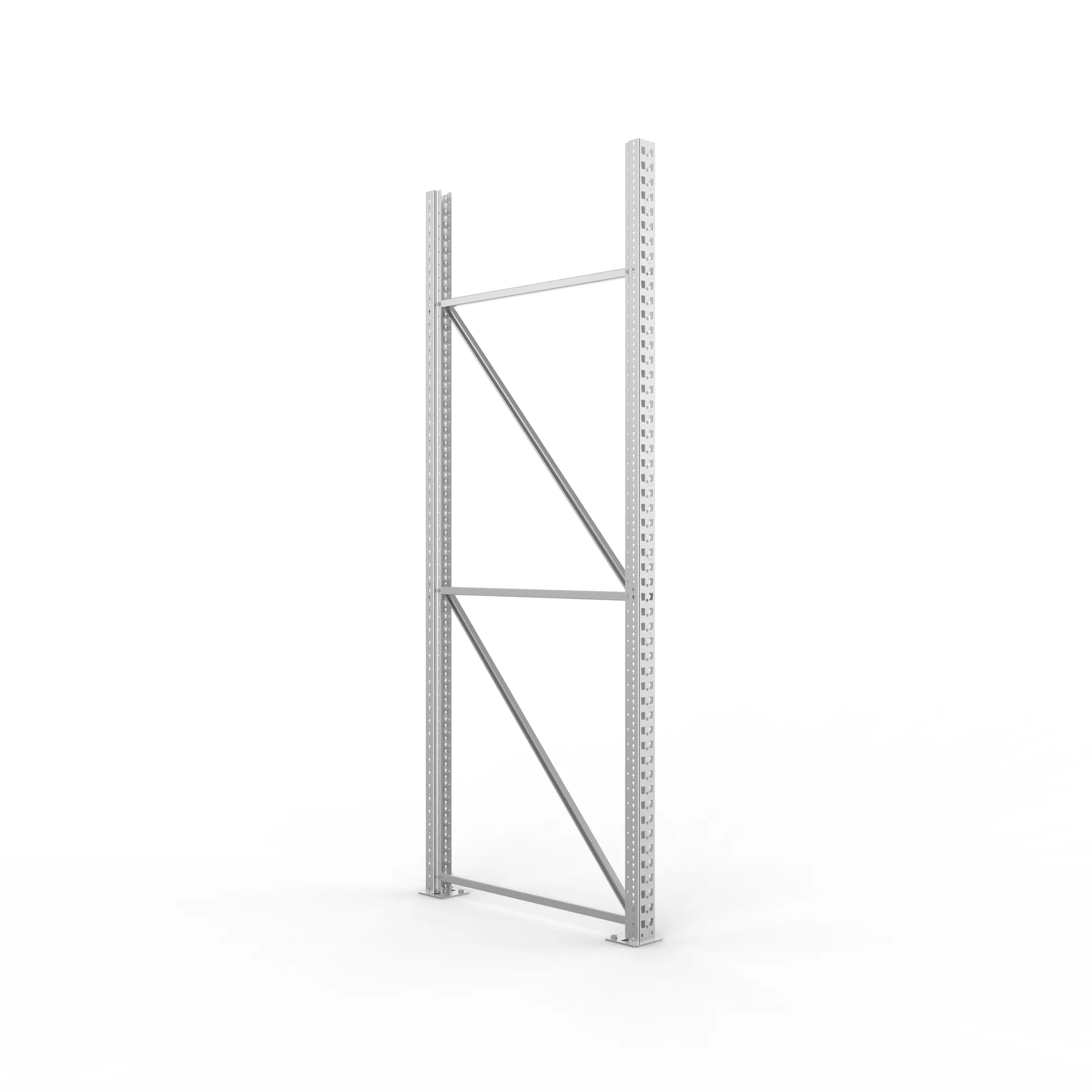 META MULTIPAL, Ständerrahmen, 2700 x 1100 mm, 85/20, verzinkt – Ansicht in Blickhöhe