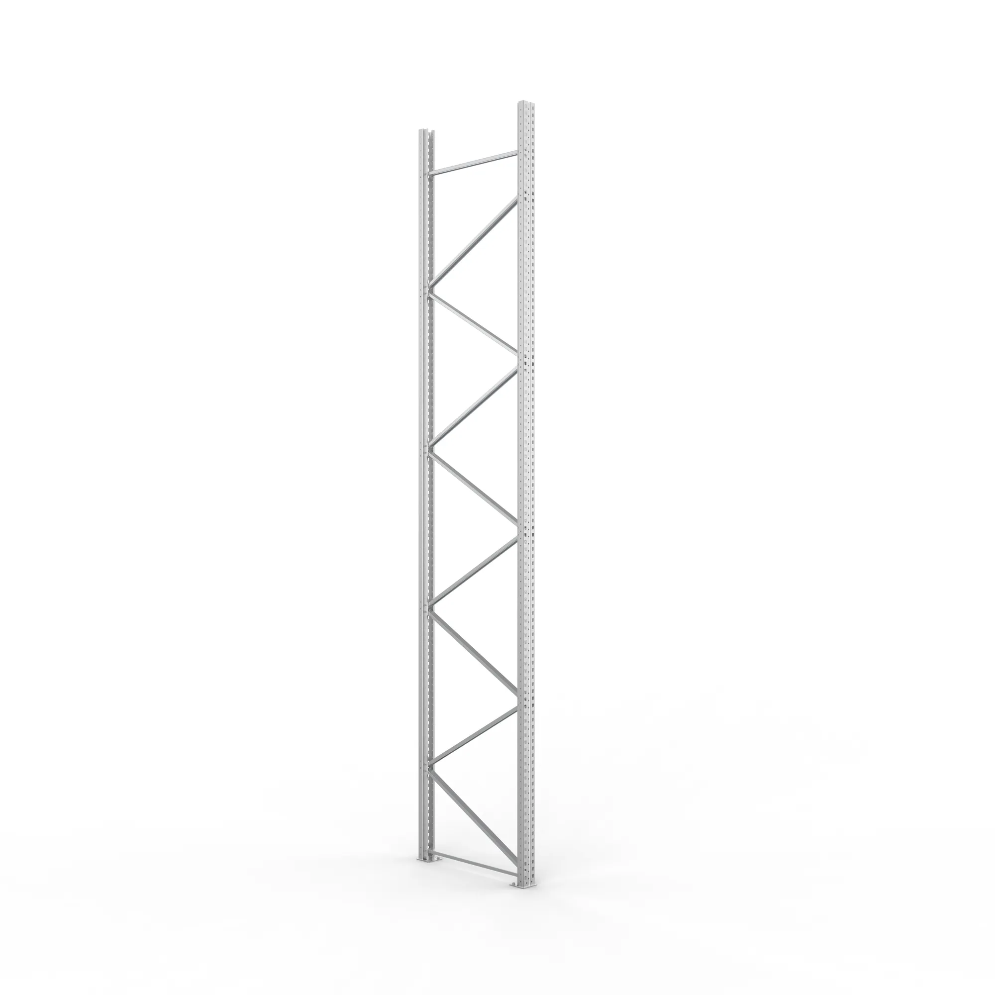 META MULTIPAL, Ständerrahmen, 5500 x 1100 mm, 120/20, verzinkt – Ansicht in Blickhöhe