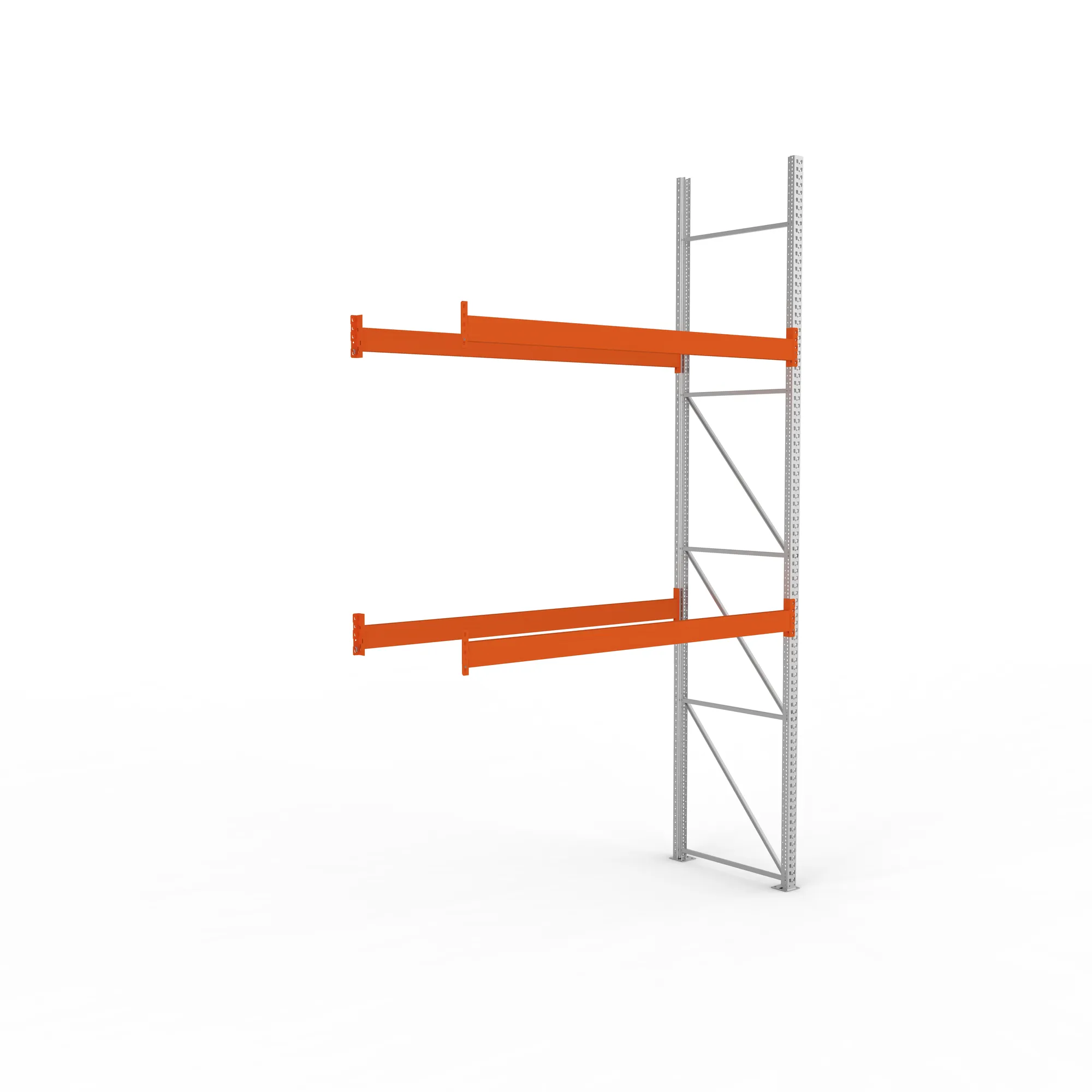 META MULTIPAL, Gefahrstoffregal KTC, Anbauregal, 4900 x 2700 x 1100 mm, Fachlast 3510 kg, 3 Ebenen – Ansicht in Blickhöhe