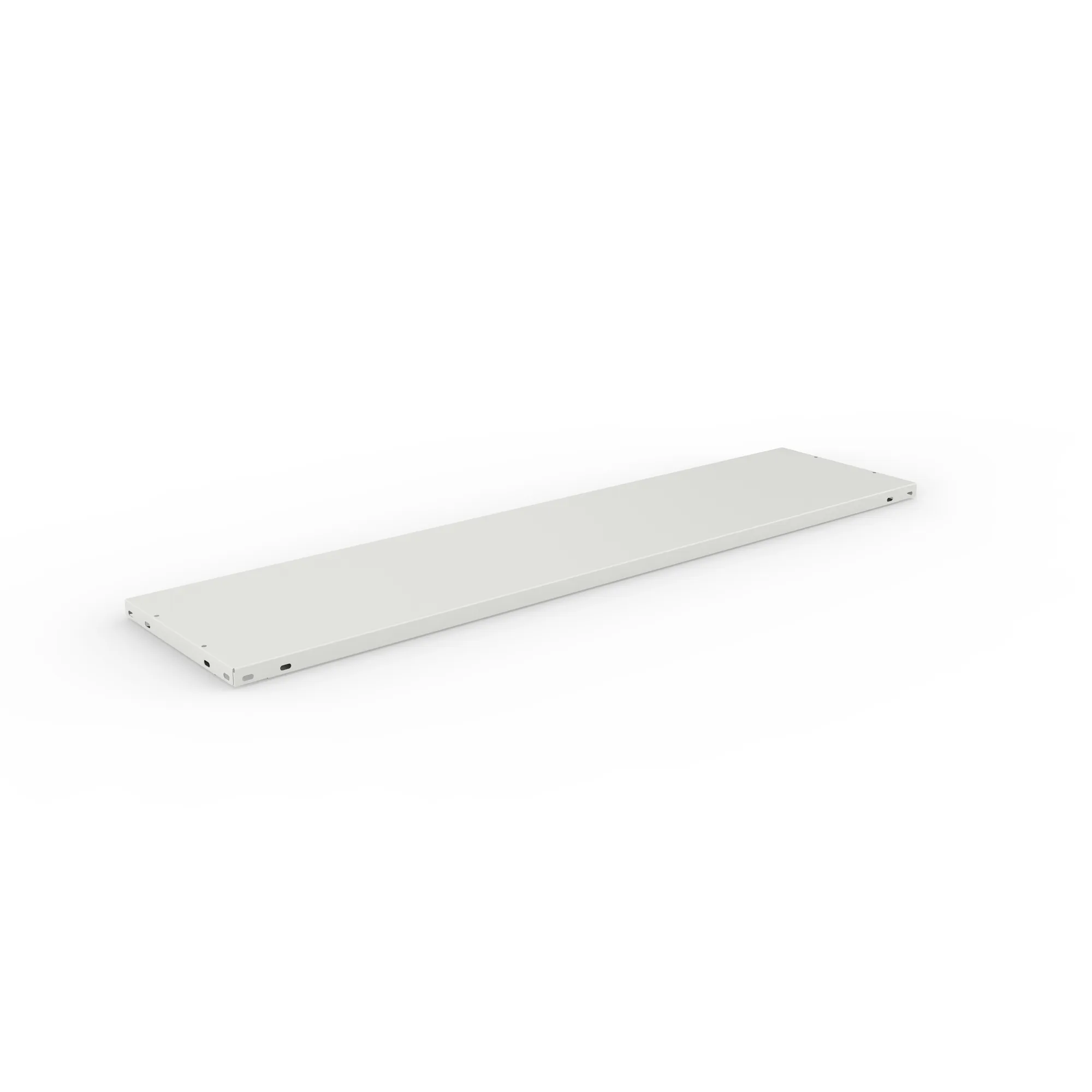 META COMPACT, Fachboden COMPACT, 1250 x 300 mm, RAL 7035 – Ansicht in Blickhöhe
