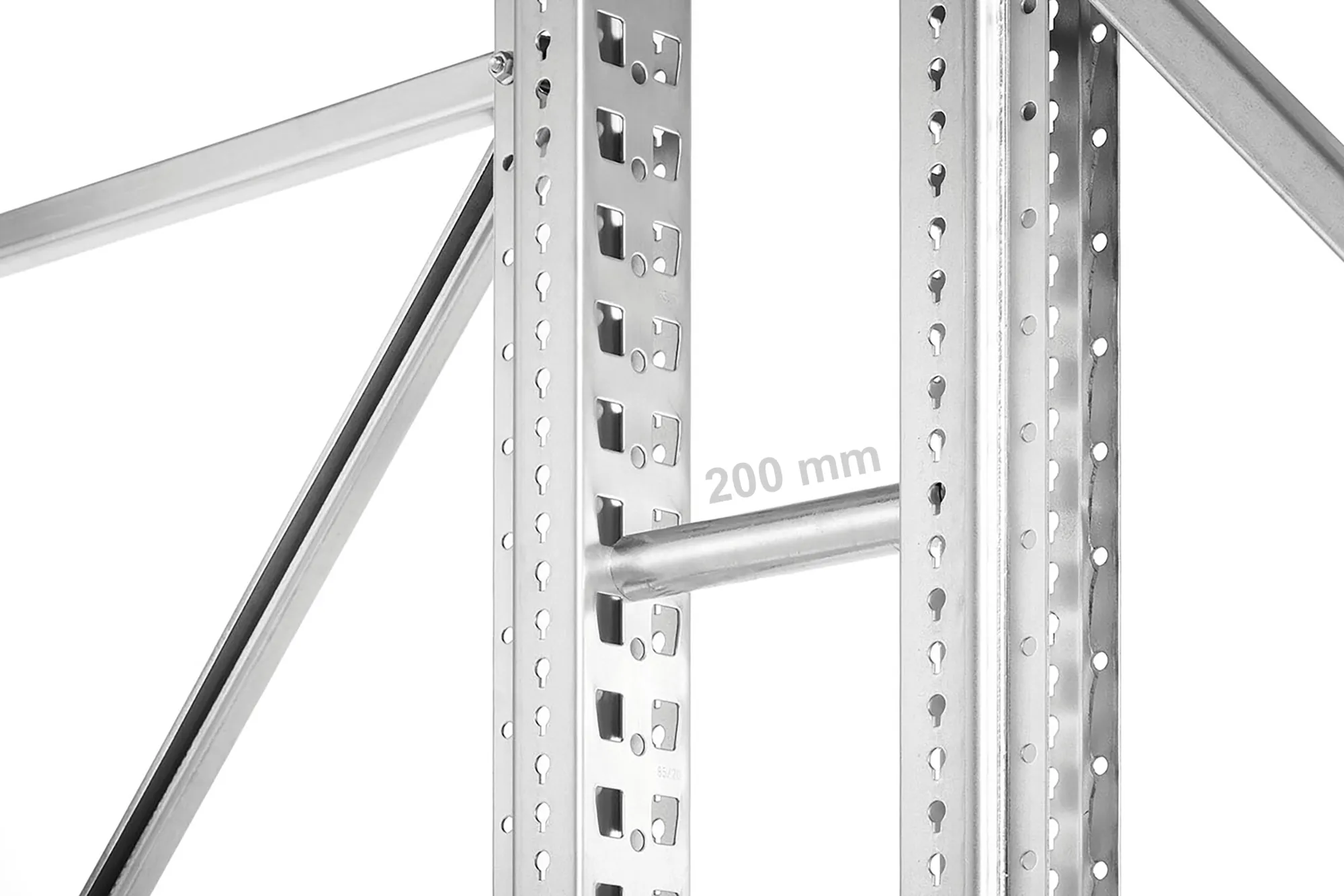 META MULTIPAL, Distanzstück 200 mm, verzinkt – Produktfoto