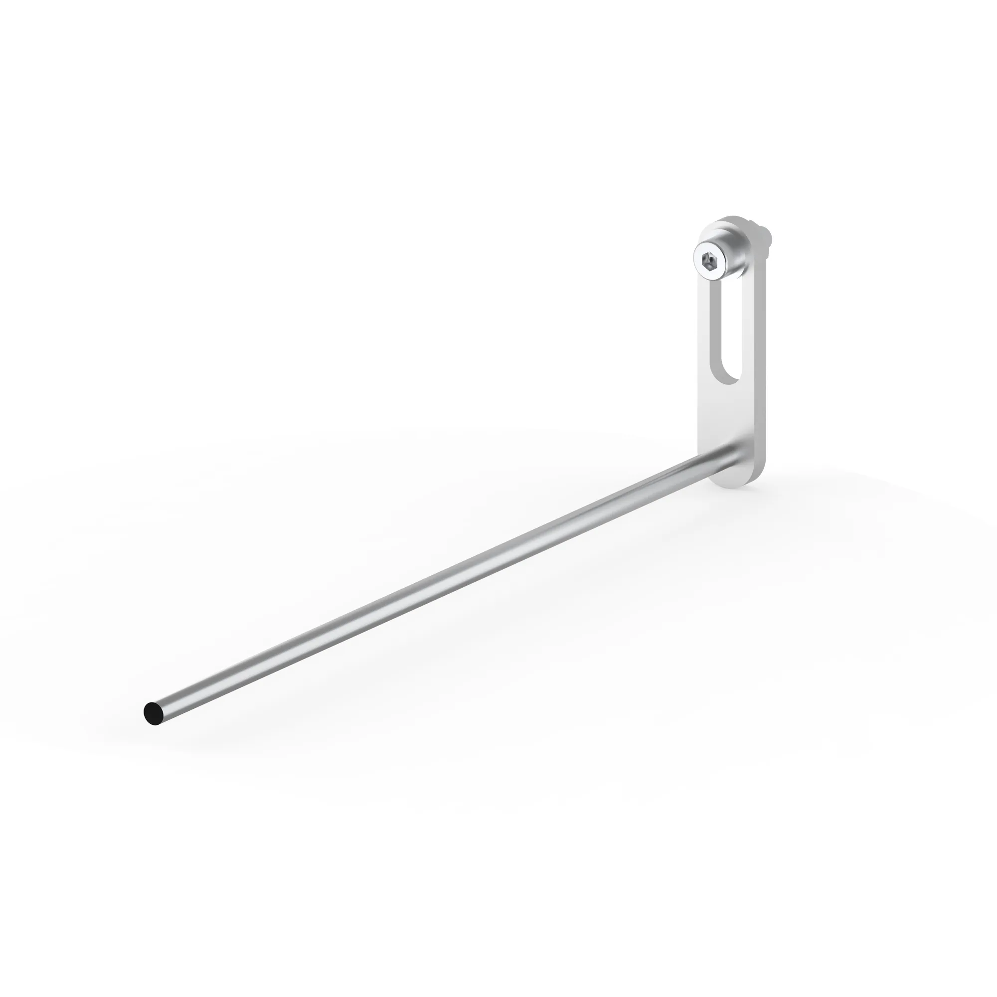 META CLIP, Lochwandhaken schraubbar, Ø 4,0 x 170 mm, inkl. Befestigung, verzinkt – Ansicht in Blickhöhe