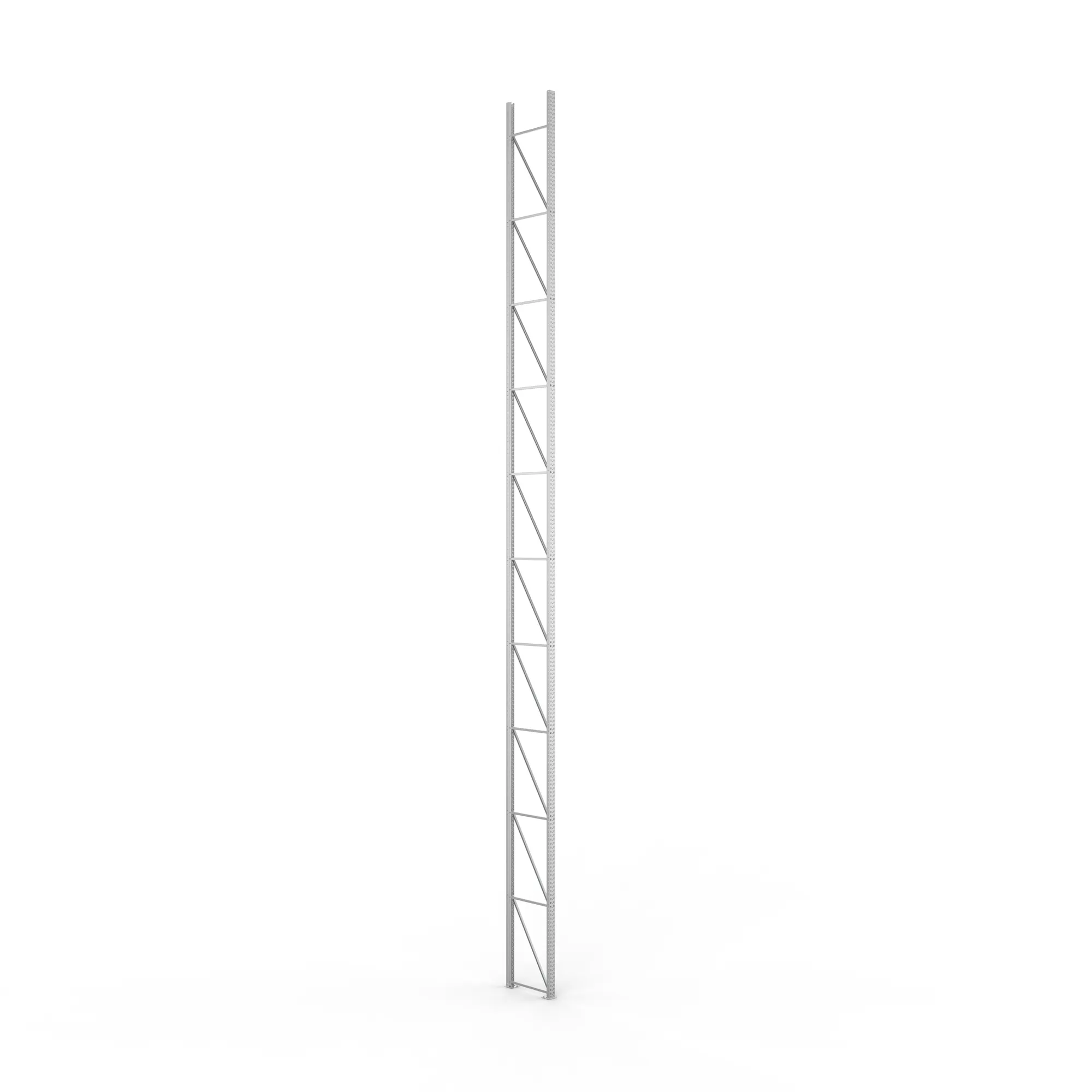 META MULTIPAL, Ständerrahmen, 11.500 x 800 mm, 100/20, verzinkt – Ansicht in Blickhöhe