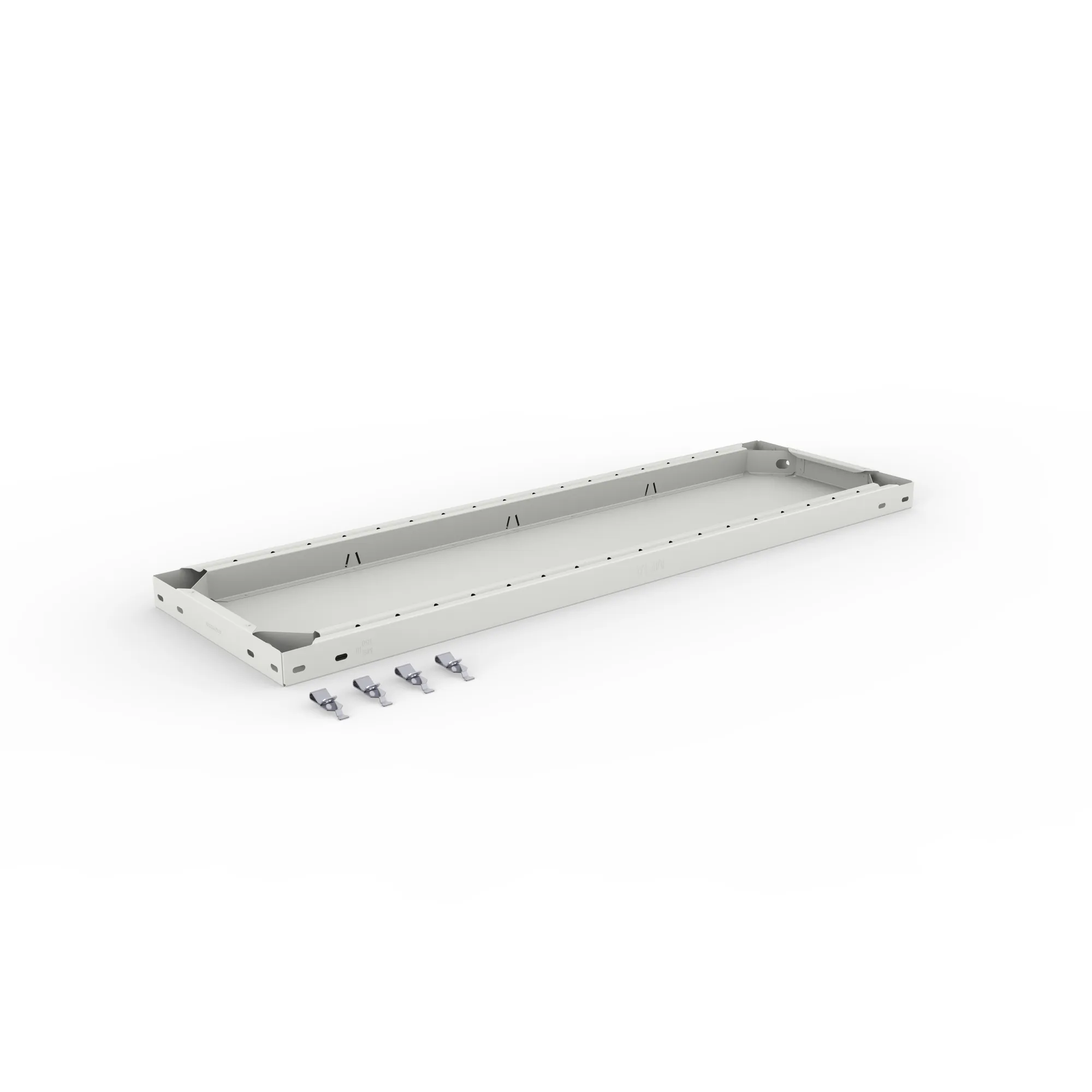 META CLIP, Zusatz-Fachboden, 1000 x 300 mm, 150 kg, RAL 7035