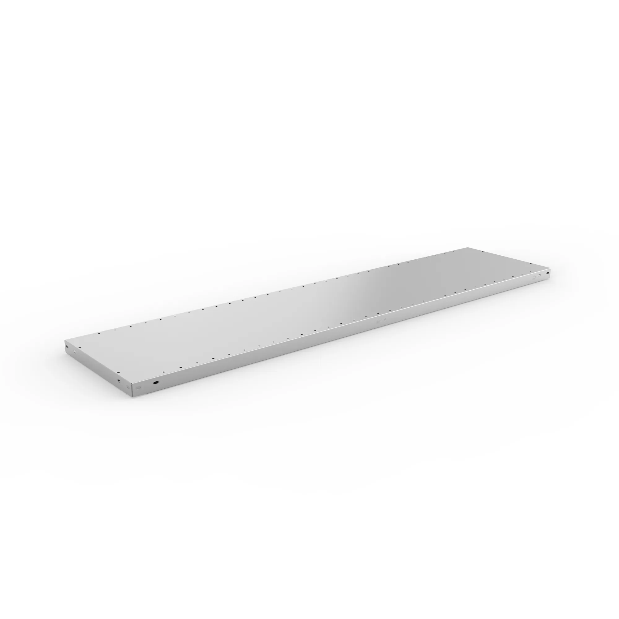 META CLIP, Fachboden MS200, 1700 x 400 mm, verzinkt – Ansicht in Blickhöhe