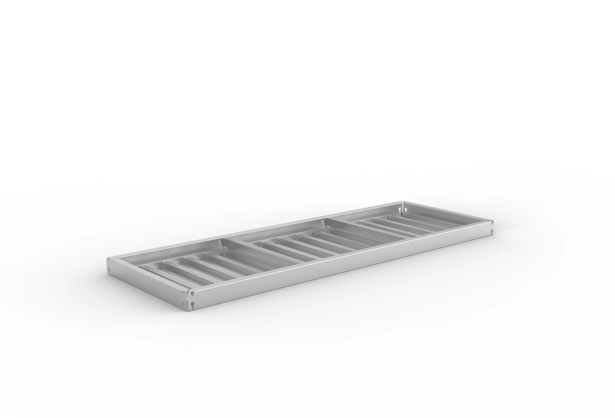 META SPEED-RACK, Zusatzboden Stahlpaneele, 1700 x 600 mm, verzinkt