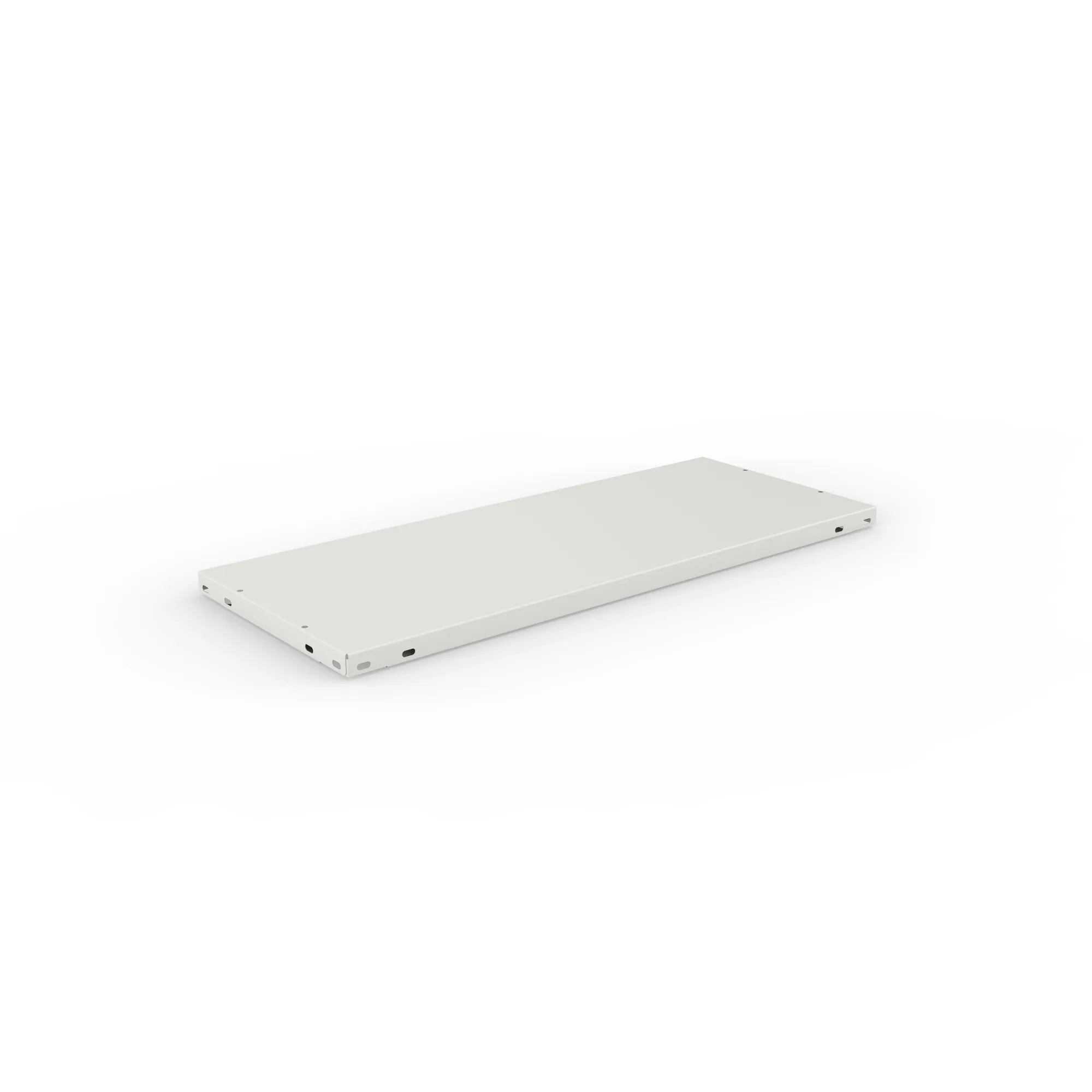 META COMPACT, Fachboden COMPACT, 750 x 300 mm, RAL 7035 – Ansicht in Blickhöhe