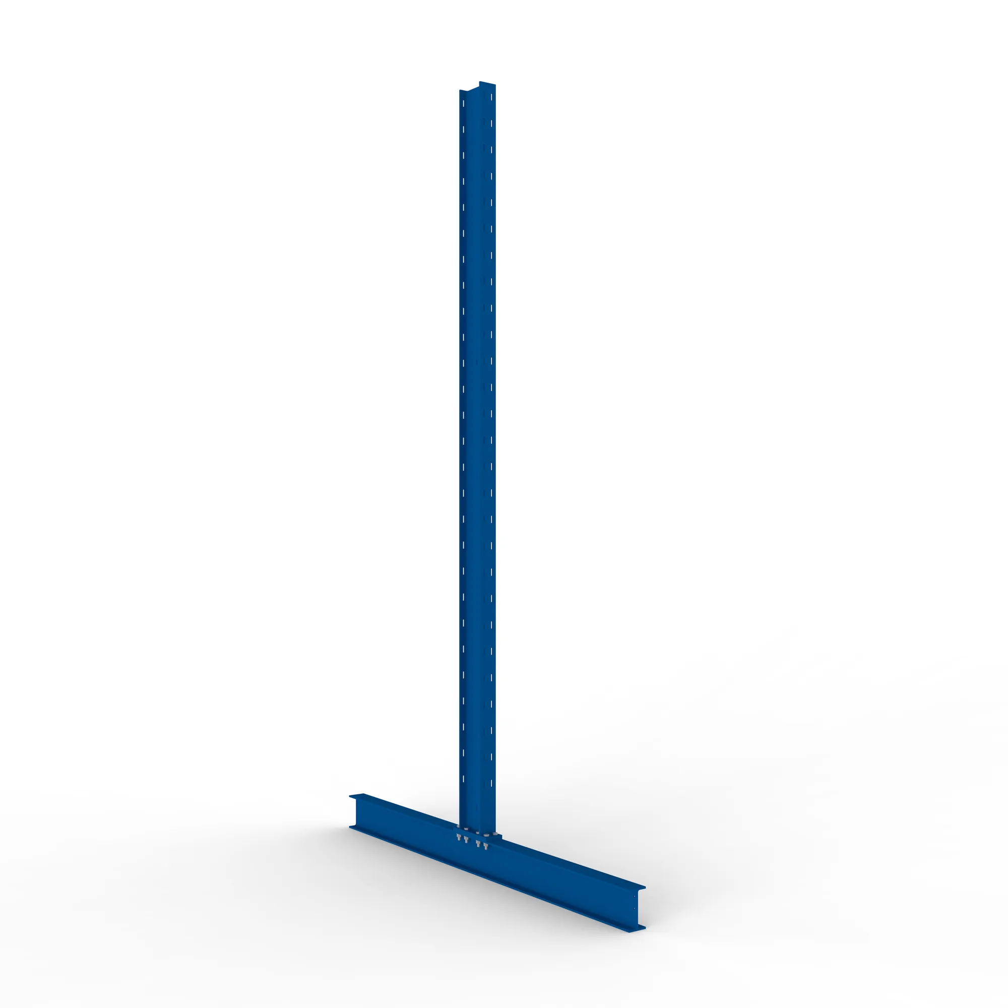 META MULTISTRONG M, Ständer, doppelseitig, 3000 x 800 mm, RAL 5010 – Ansicht in Blickhöhe