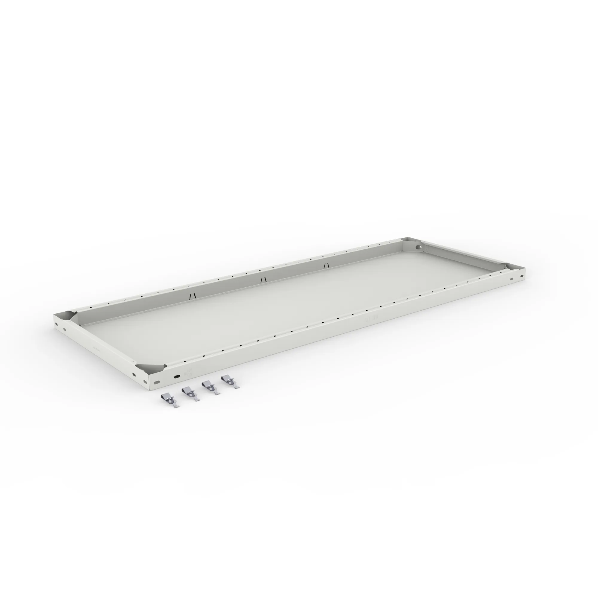 META CLIP, Zusatz-Fachboden, 1300 x 500 mm, 230 kg, RAL 7035