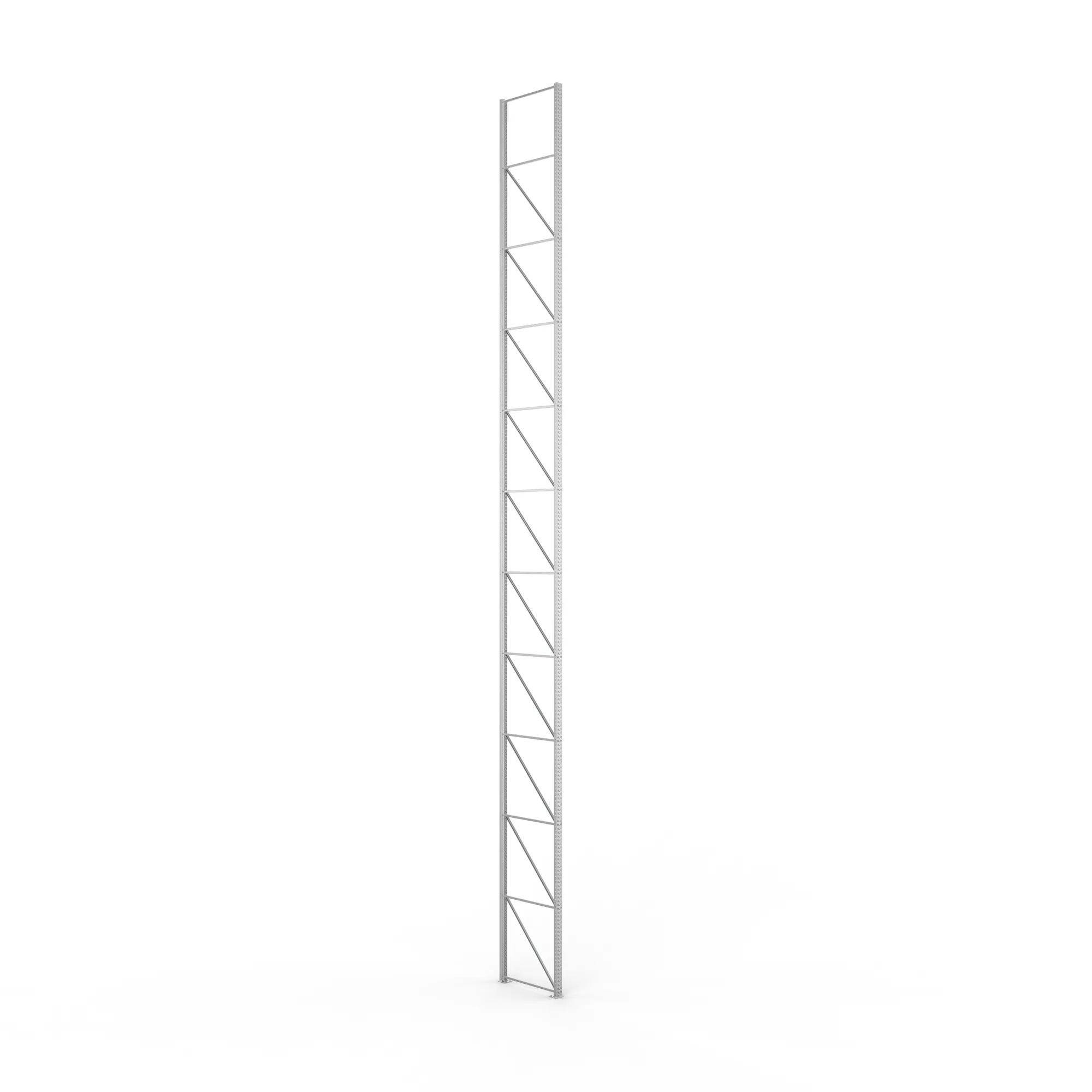 META MULTIPAL, Ständerrahmen, 12.000 x 1100 mm, 100/20, verzinkt – Ansicht in Blickhöhe
