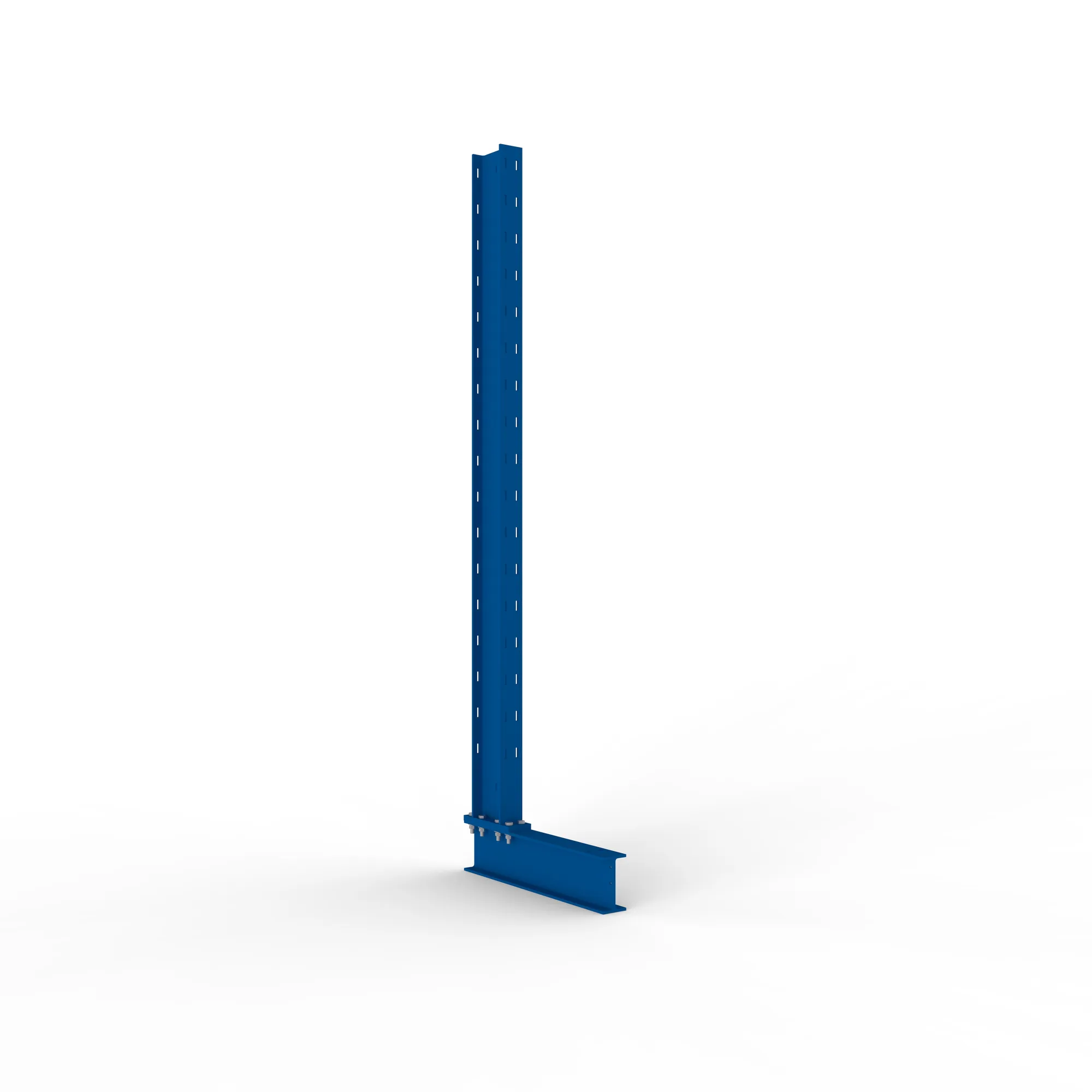 META MULTISTRONG M, Ständer, doppelseitig, 2000 x 400 mm, RAL 5010 – Ansicht in Blickhöhe