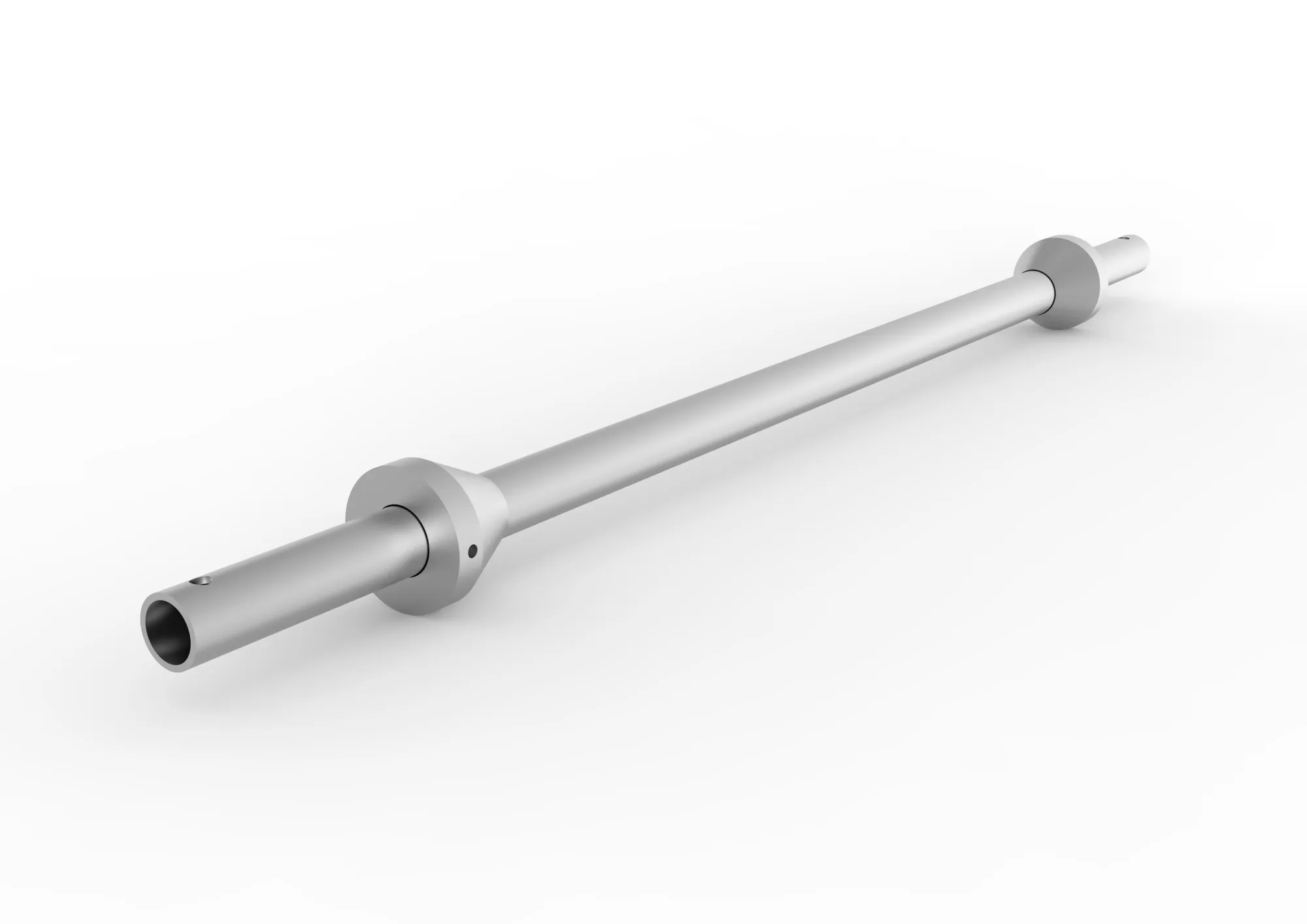 META MULTIPAL, Kabeltrommel-Achse, Ø 42 x 1300 mm, Typ1/Typ3, mit Zentrierstücken – Ansicht in Blickhöhe