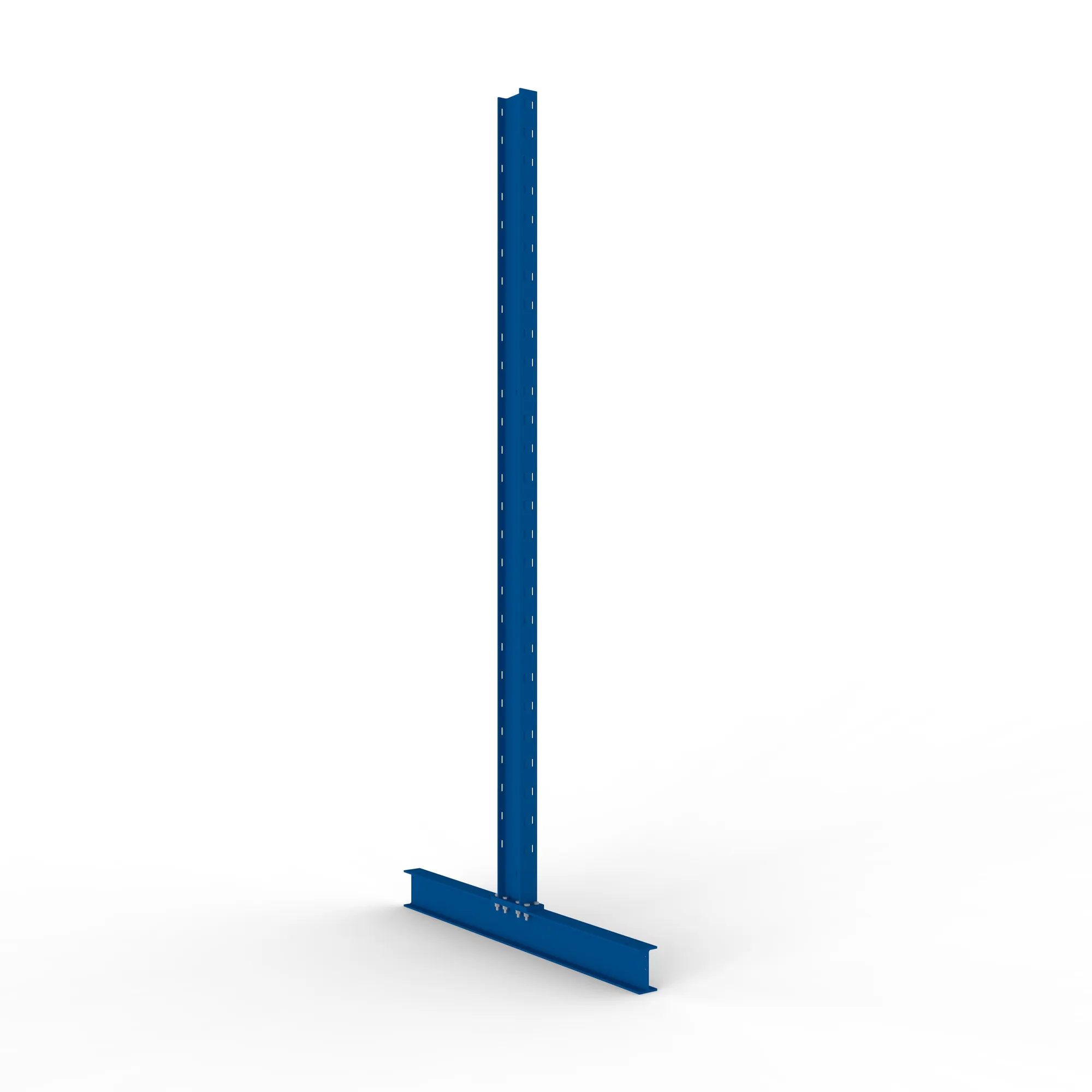 META MULTISTRONG M, Ständer, doppelseitig, 3000 x 600 mm, RAL 5010 – Ansicht in Blickhöhe