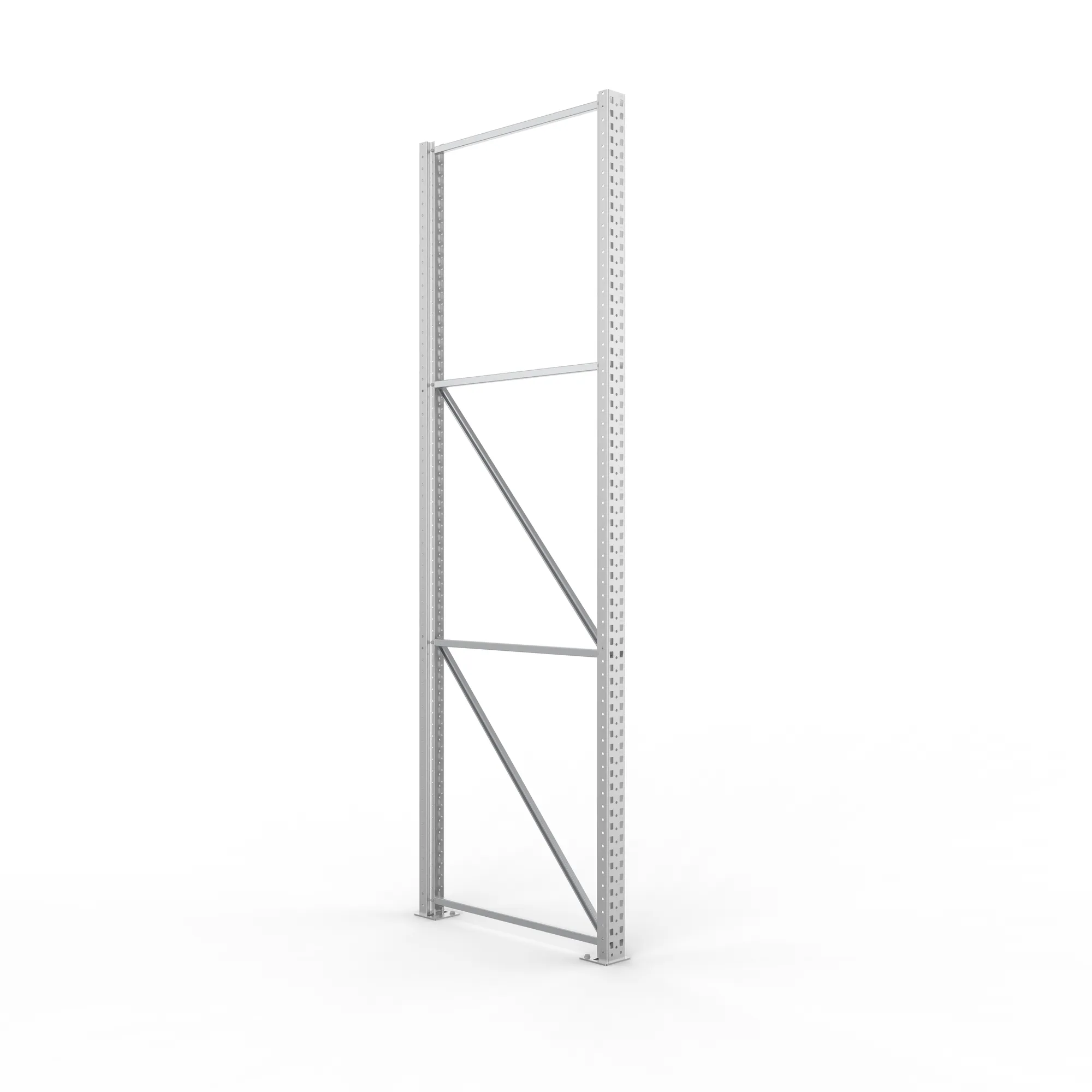 META MULTIPAL, Ständerrahmen, 3300 x 1100 mm, 100/20, verzinkt – Ansicht in Blickhöhe