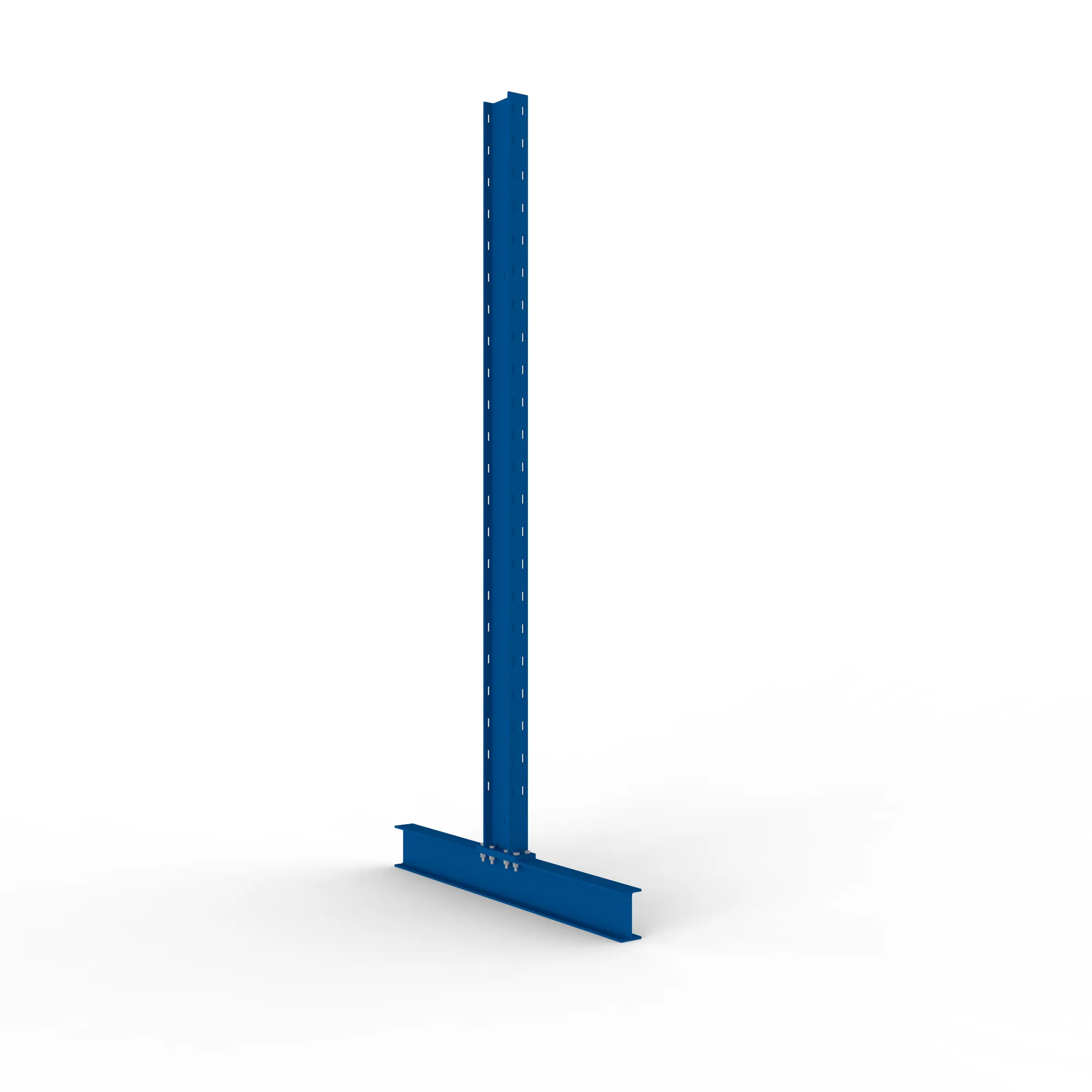 META MULTISTRONG M, Ständer, doppelseitig, 2500 x 500 mm, RAL 5010 – Ansicht in Blickhöhe