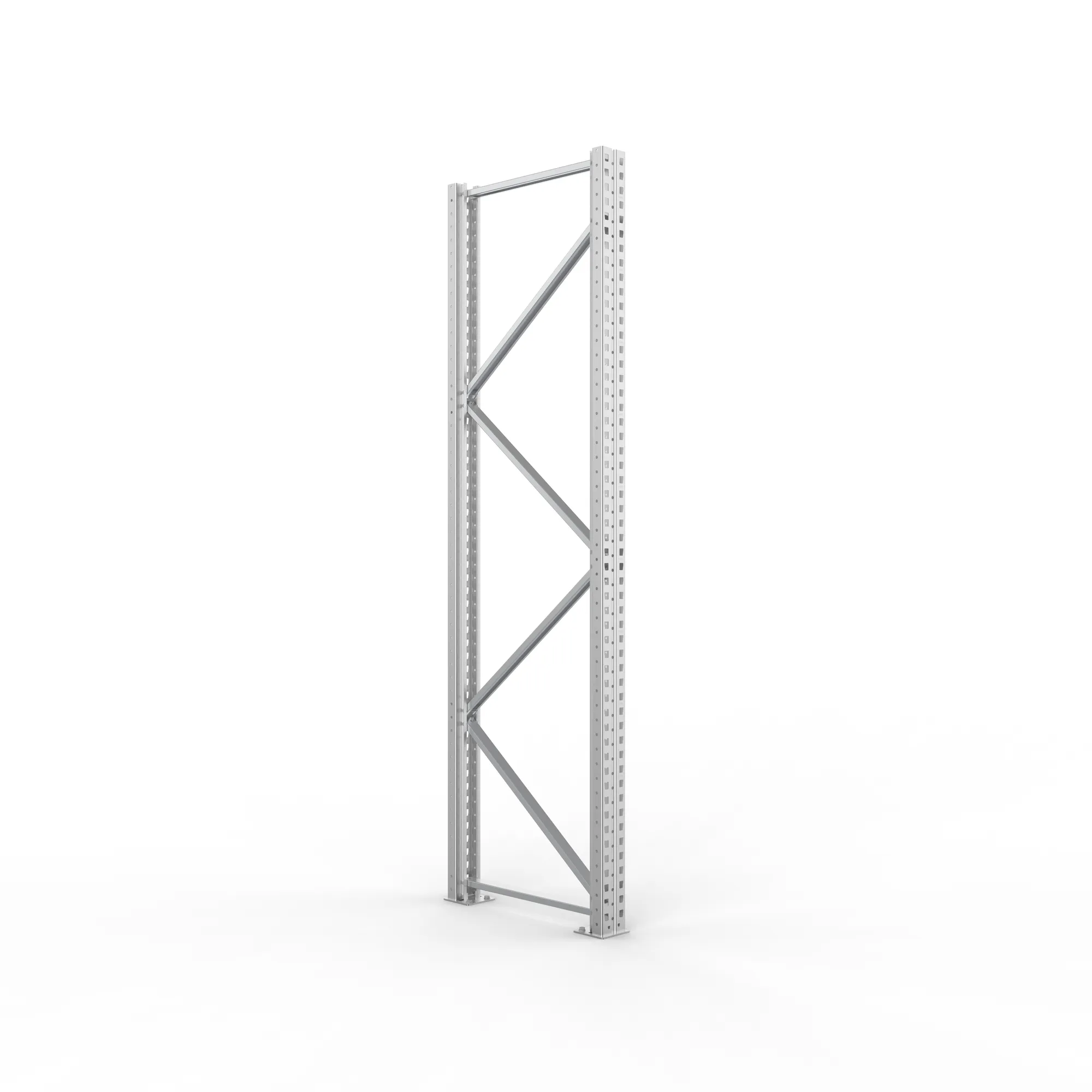 META MULTIPAL, Ständerrahmen, 2700 x 800 mm, 120/20, verzinkt – Ansicht in Blickhöhe