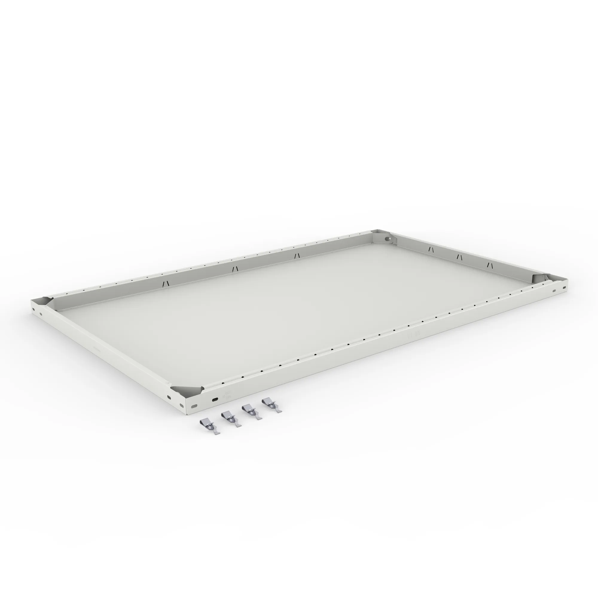 META CLIP, Zusatz-Fachboden, 1300 x 800 mm, 230 kg, RAL 7035