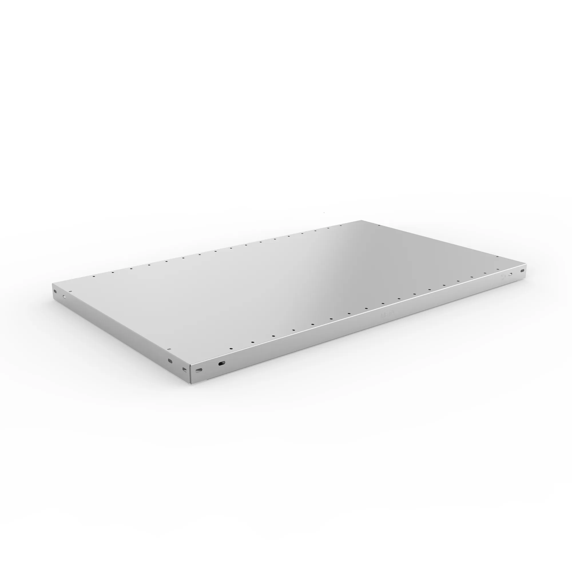 META CLIP, Fachboden MS230, 1000 x 600 mm, verzinkt – Ansicht in Blickhöhe