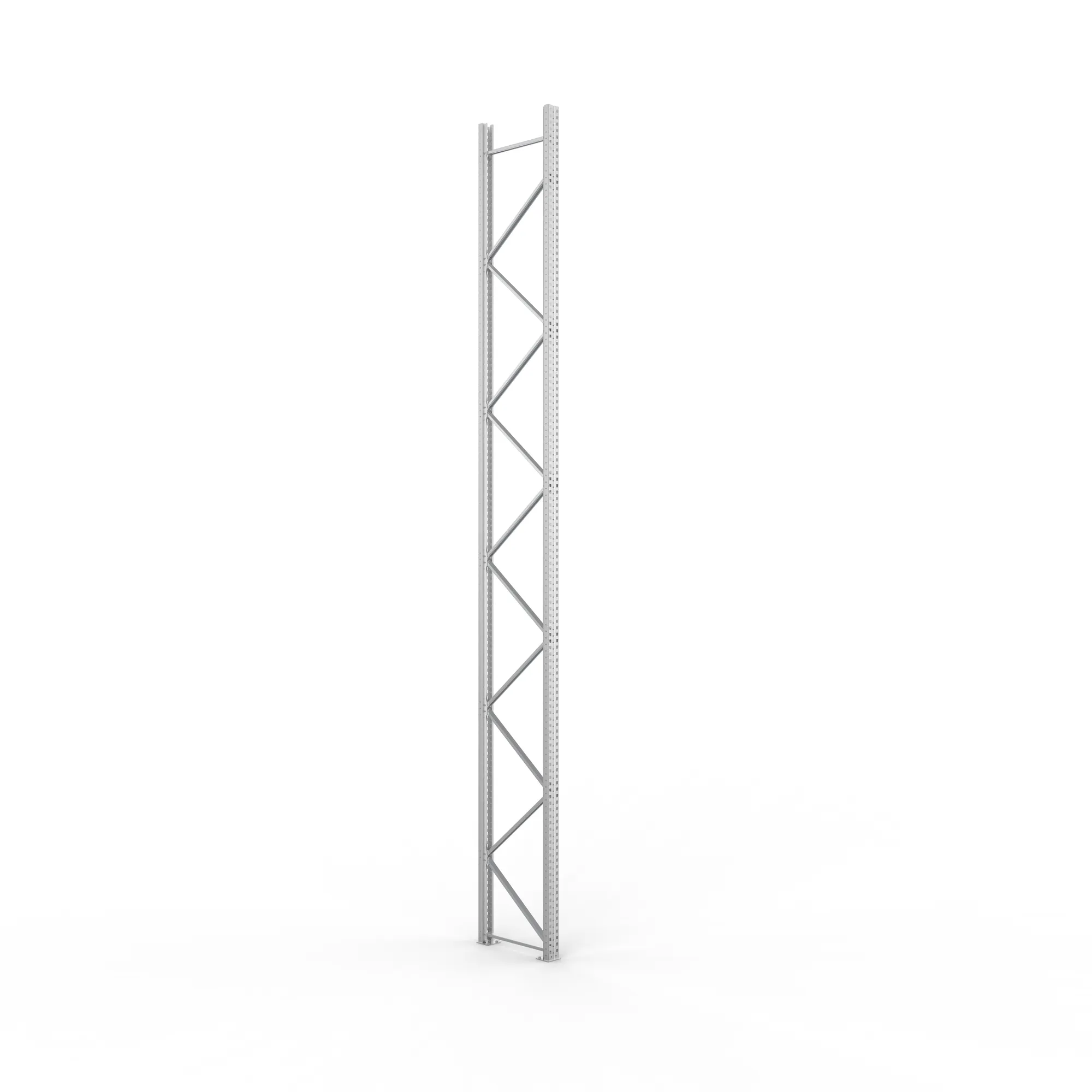 META MULTIPAL, Ständerrahmen, 6600 x 800 mm, 120/20, verzinkt – Ansicht in Blickhöhe