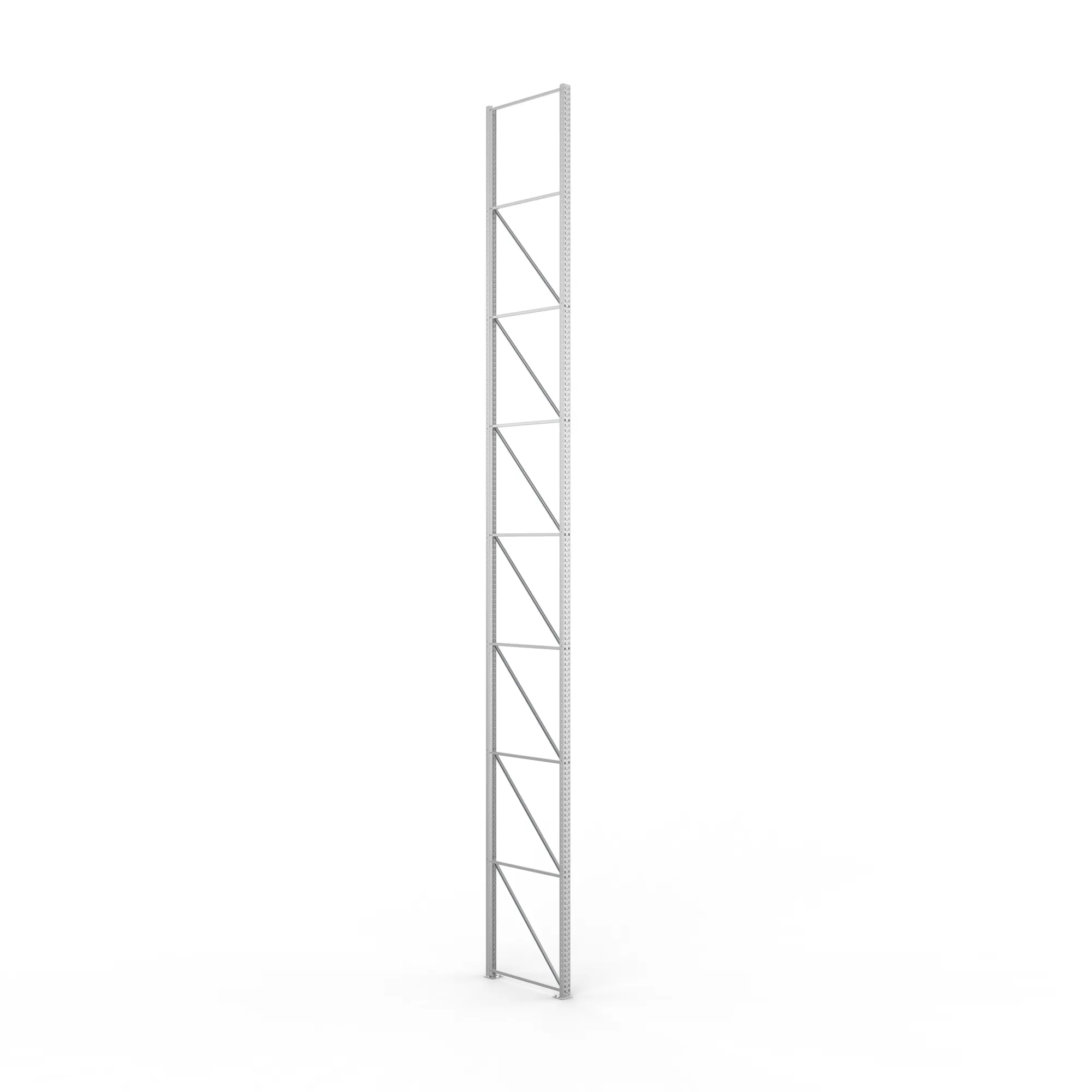 META MULTIPAL, Ständerrahmen, 8800 x 1100 mm, 100/20, verzinkt – Ansicht in Blickhöhe