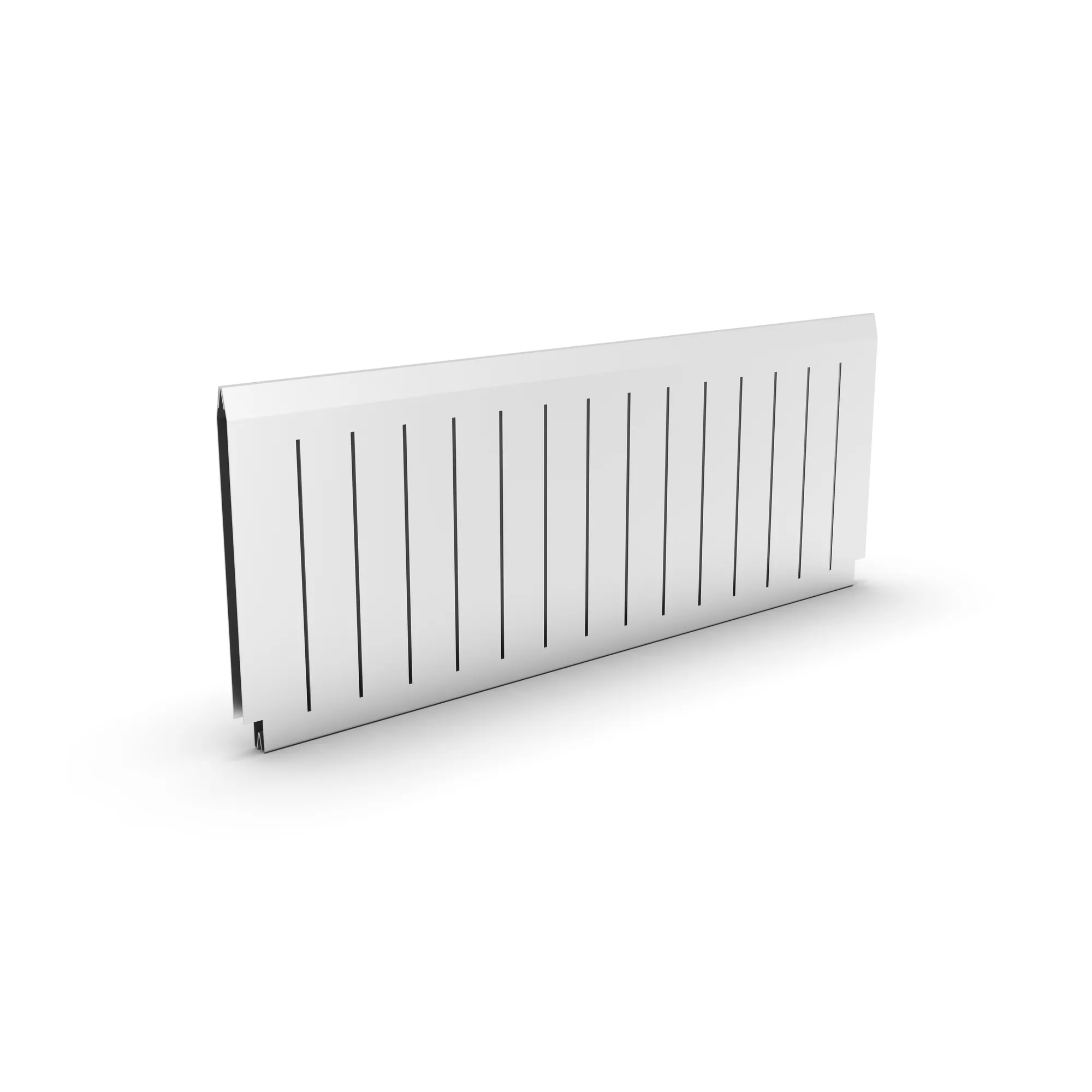 META CLIP, Schubladen-Tiefenteiler, 200 x 500 mm, verzinkt – Ansicht in Blickhöhe
